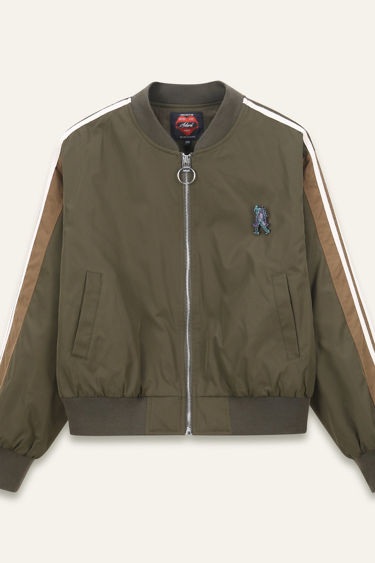 Blouson bomber sport Tiago - Kaki
