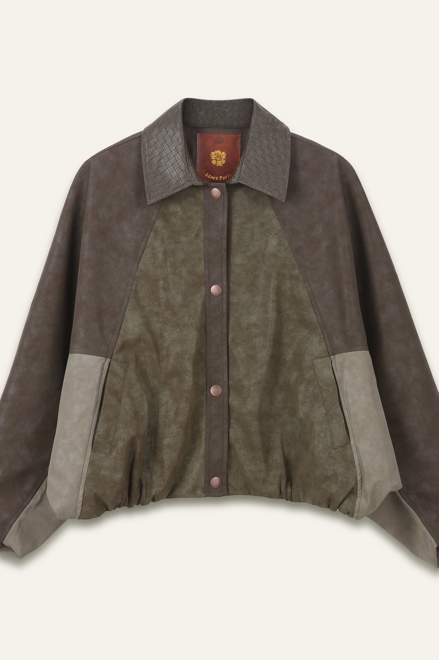 Veste Leandro - Patchwork Kaki