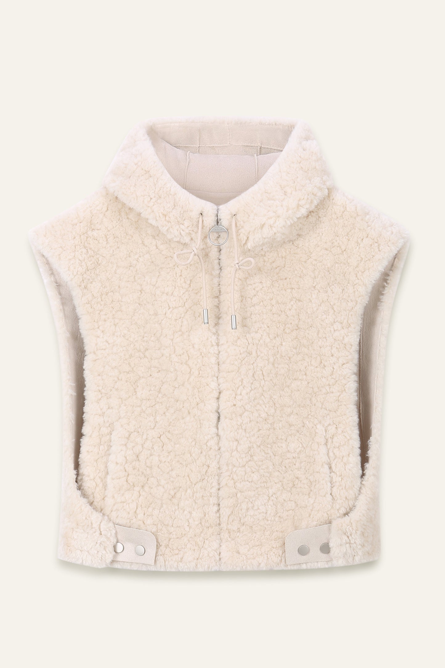 Veste sans manches Delia écru
