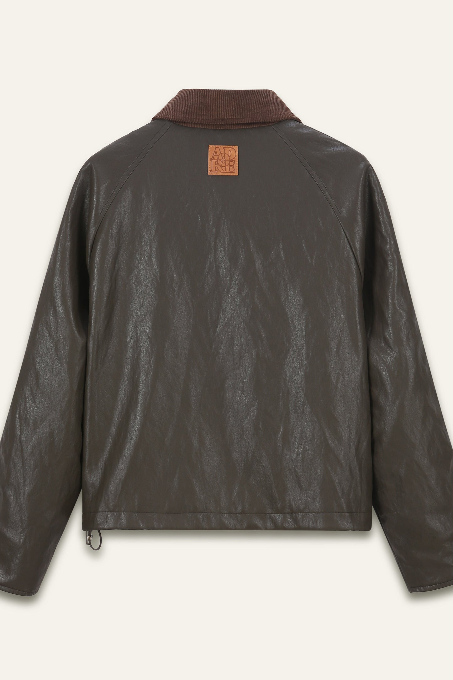 Barn jacket effet cuir Maelys - Choco