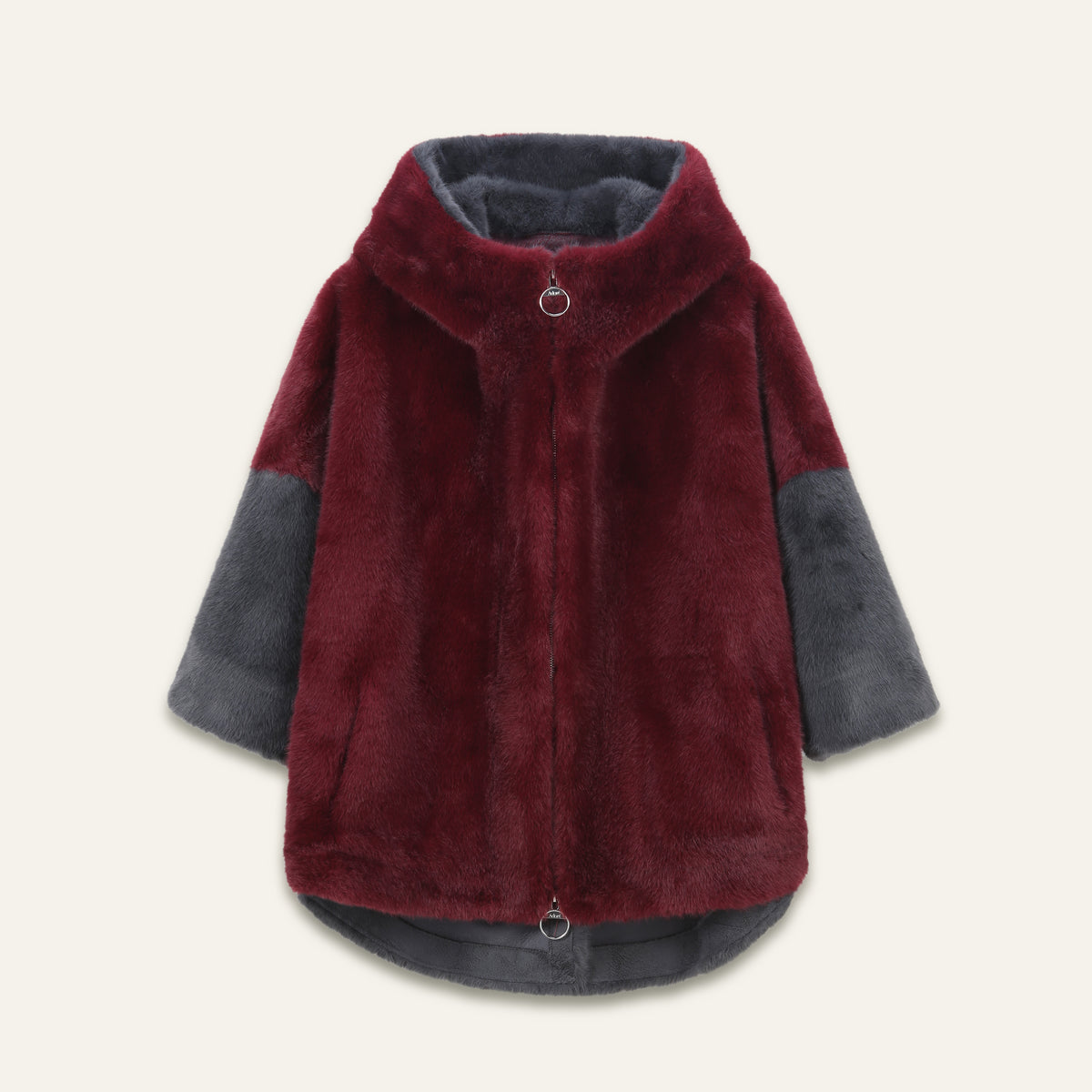 Veste Melie - Mix Bordeaux Carbone