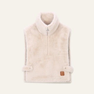 Pull sans manches Nappy - Ecru