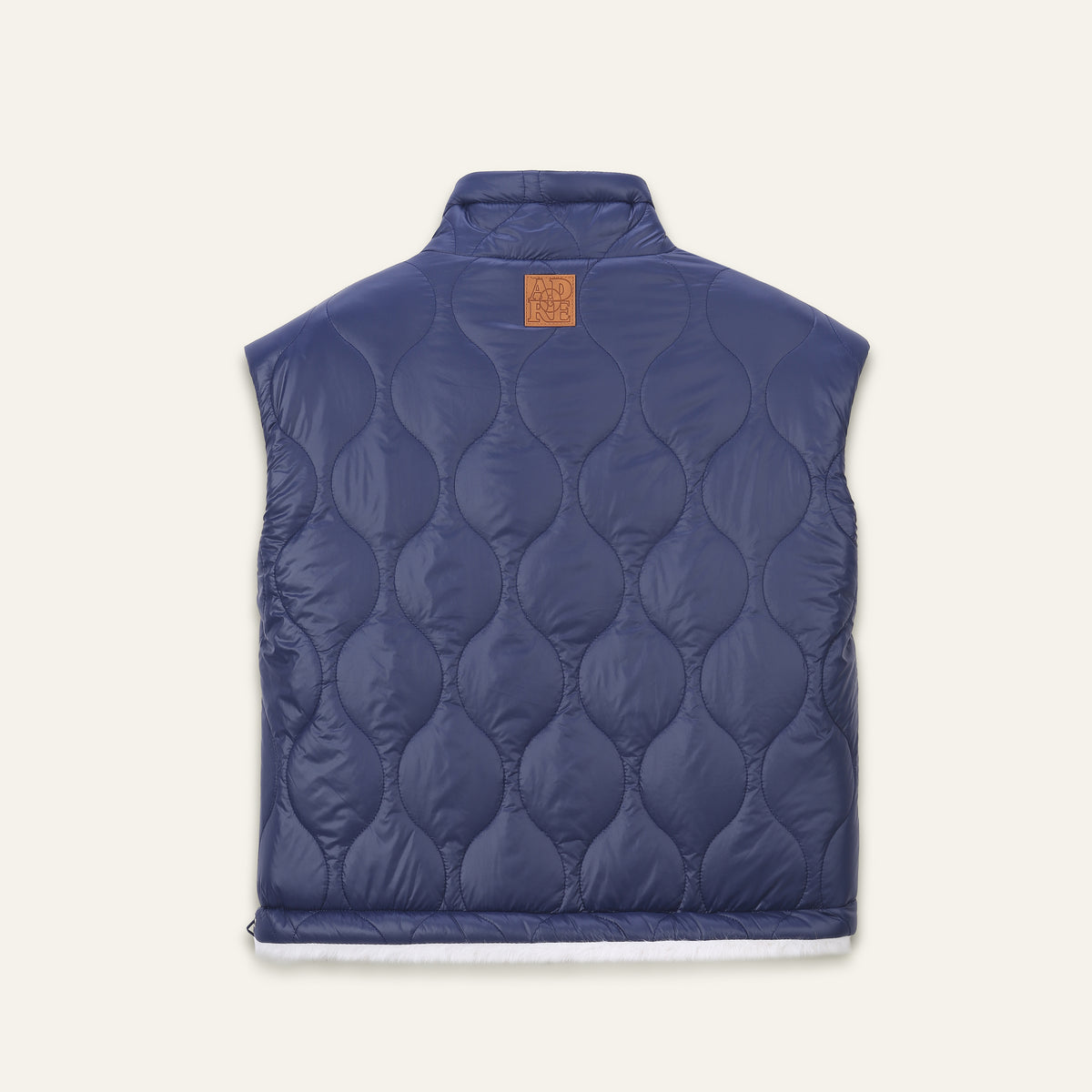 Veste réversible sans manches Anne Laure - Navy