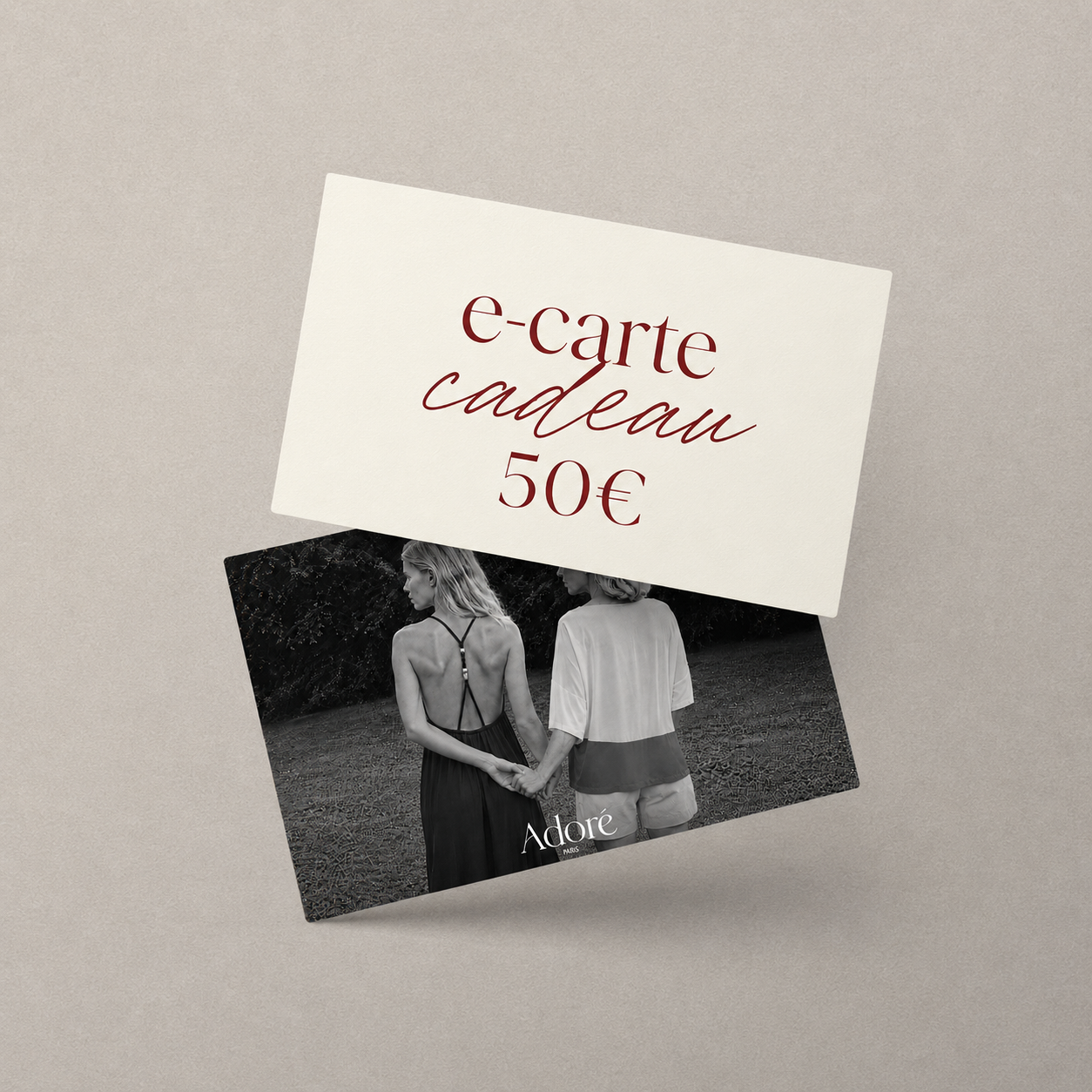 E-carte cadeau : recevez un code promo valable 1 an