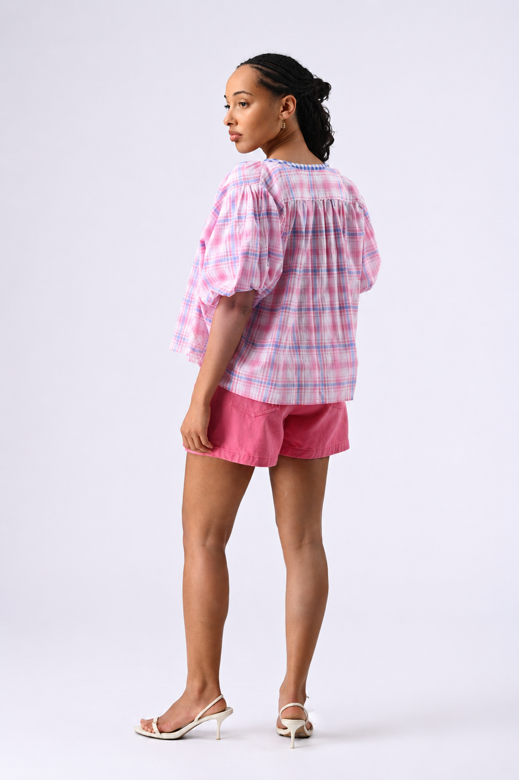 Short en coton Georgia rose