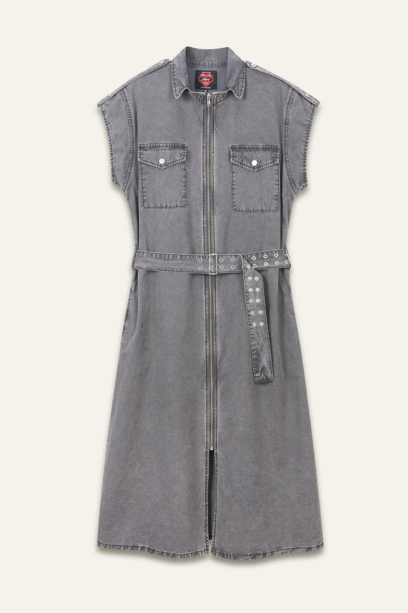 Robe en jean Vero - Anthracite