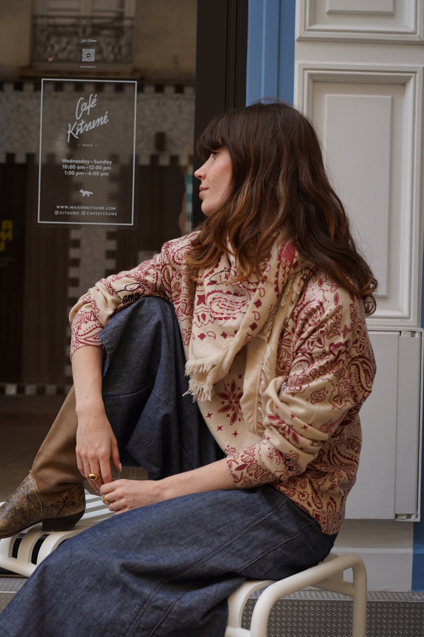 Pull Linda Bandana aux Broderies