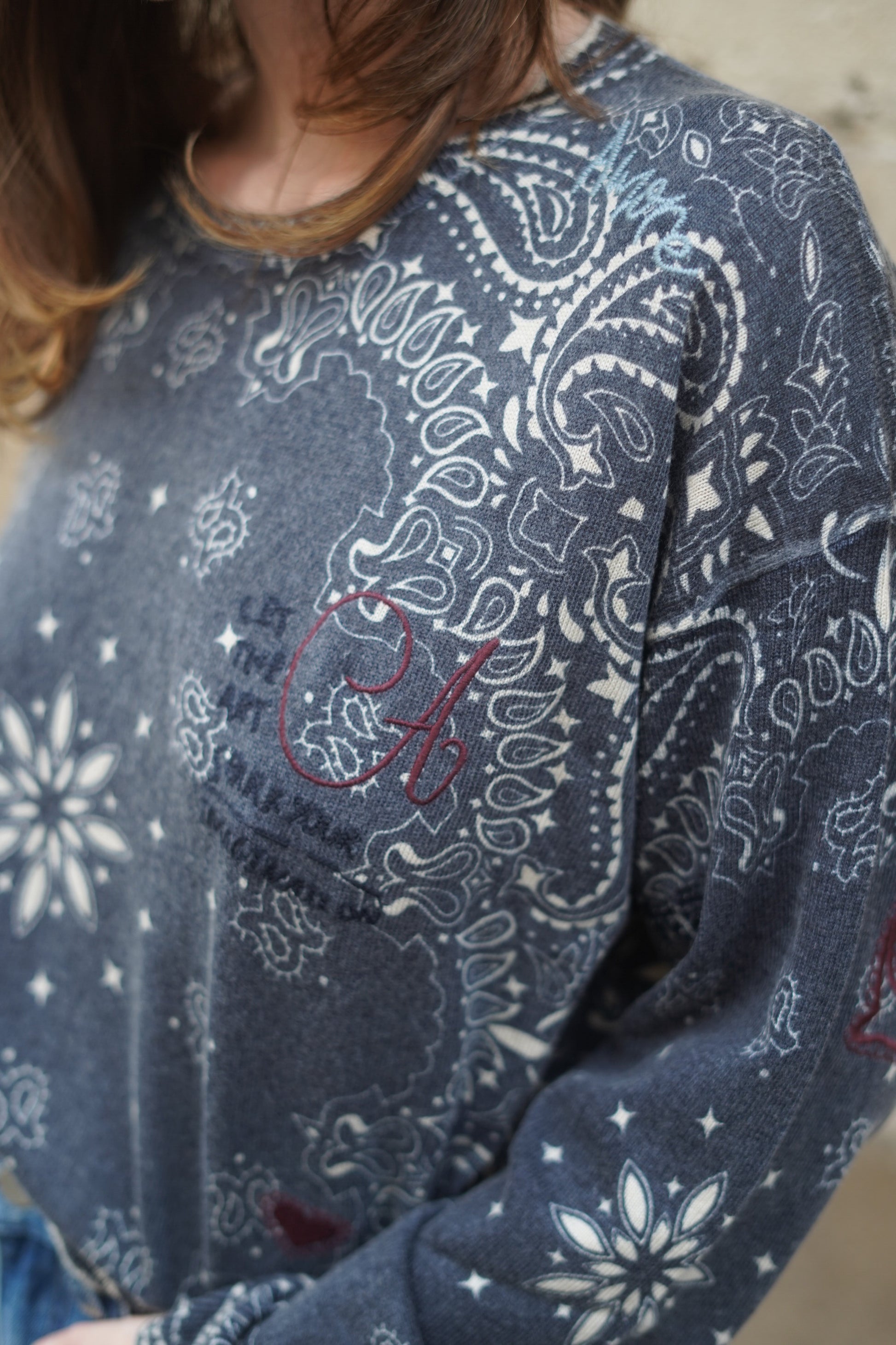 Pull Linda Bandana aux Broderies