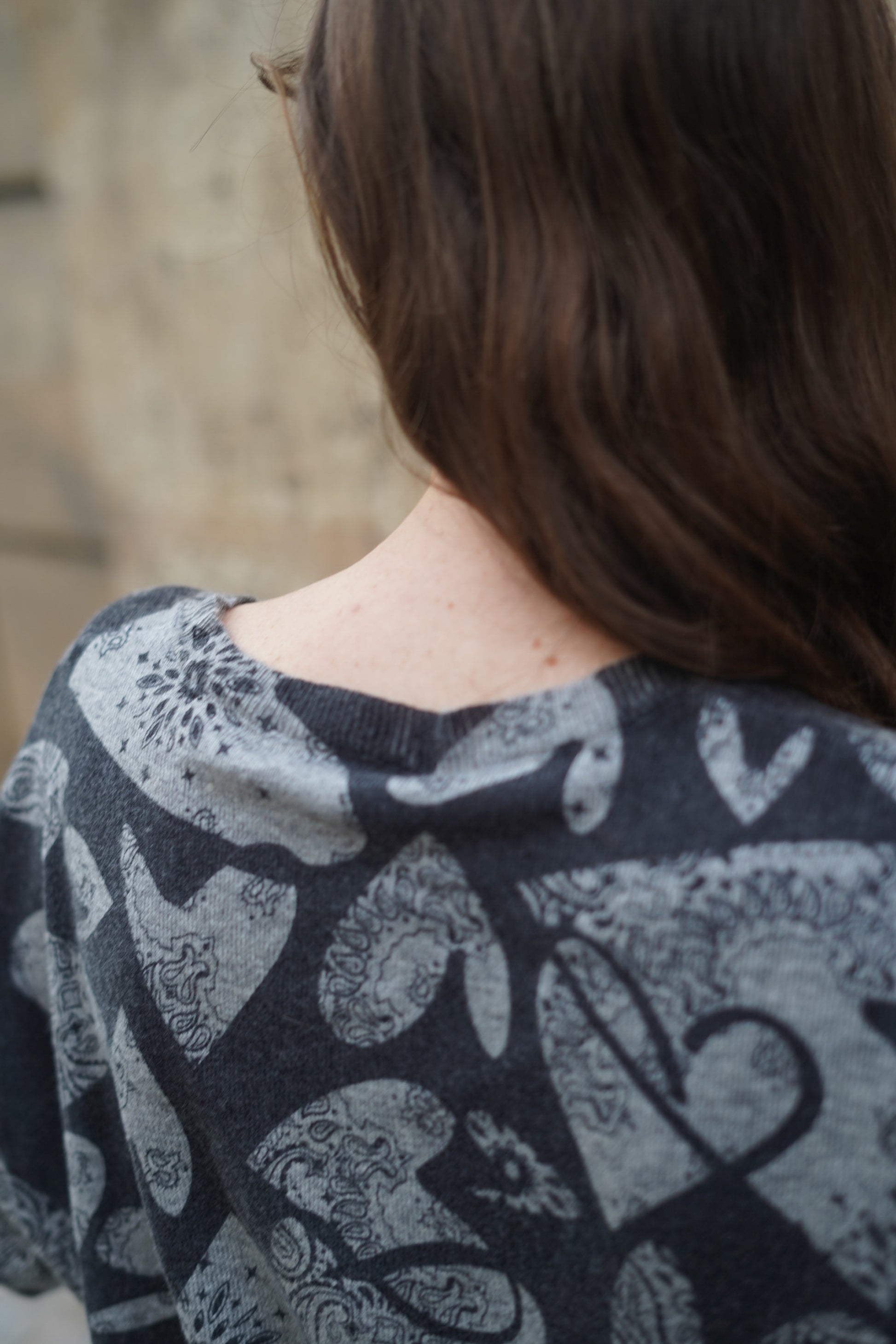 Pull Linda Bandana cœur