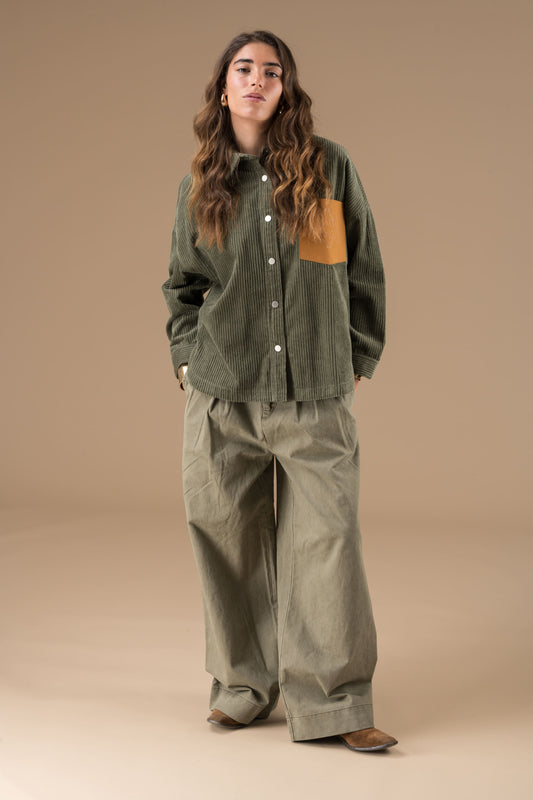 Chemise Bertie Kaki