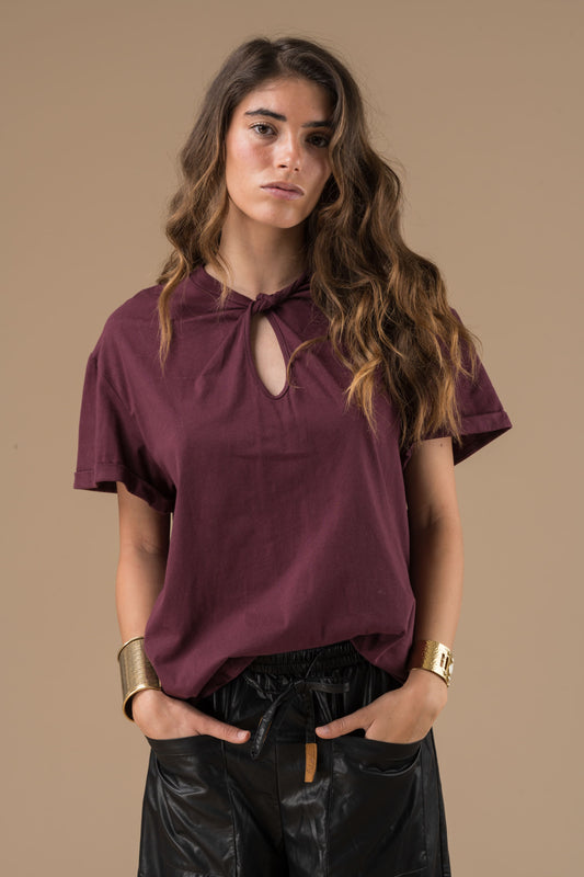 T-shirt Elisabeth Bordeaux