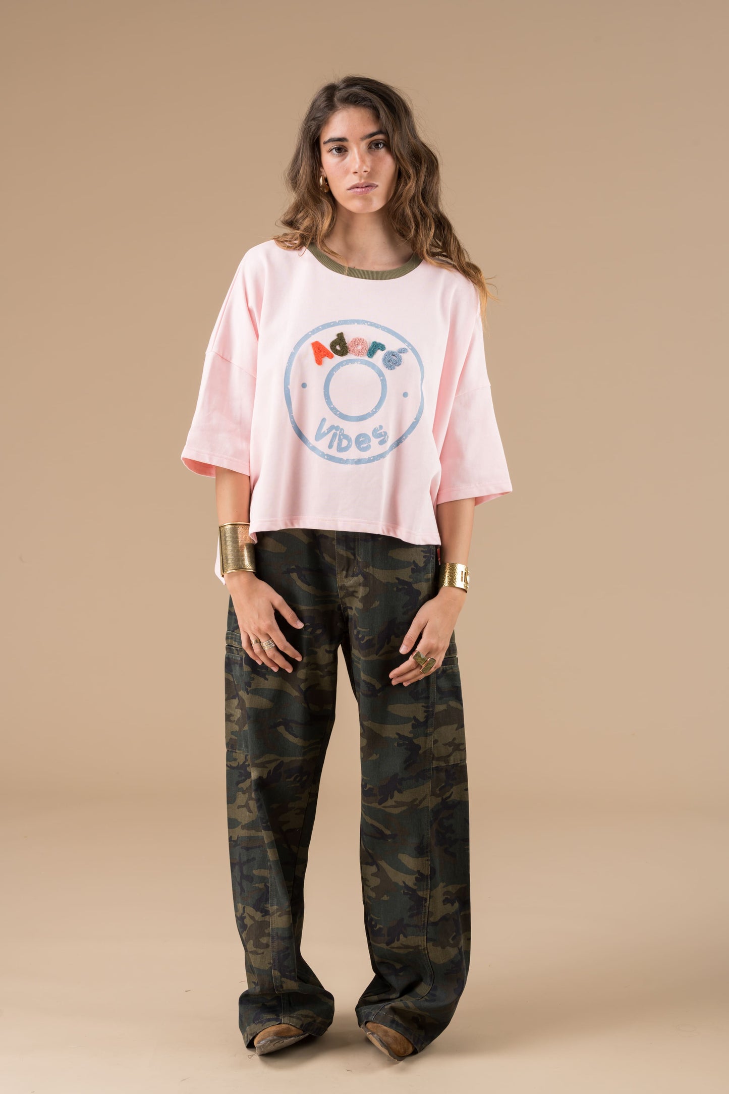 T-shirt Antib à manches larges et tombantes