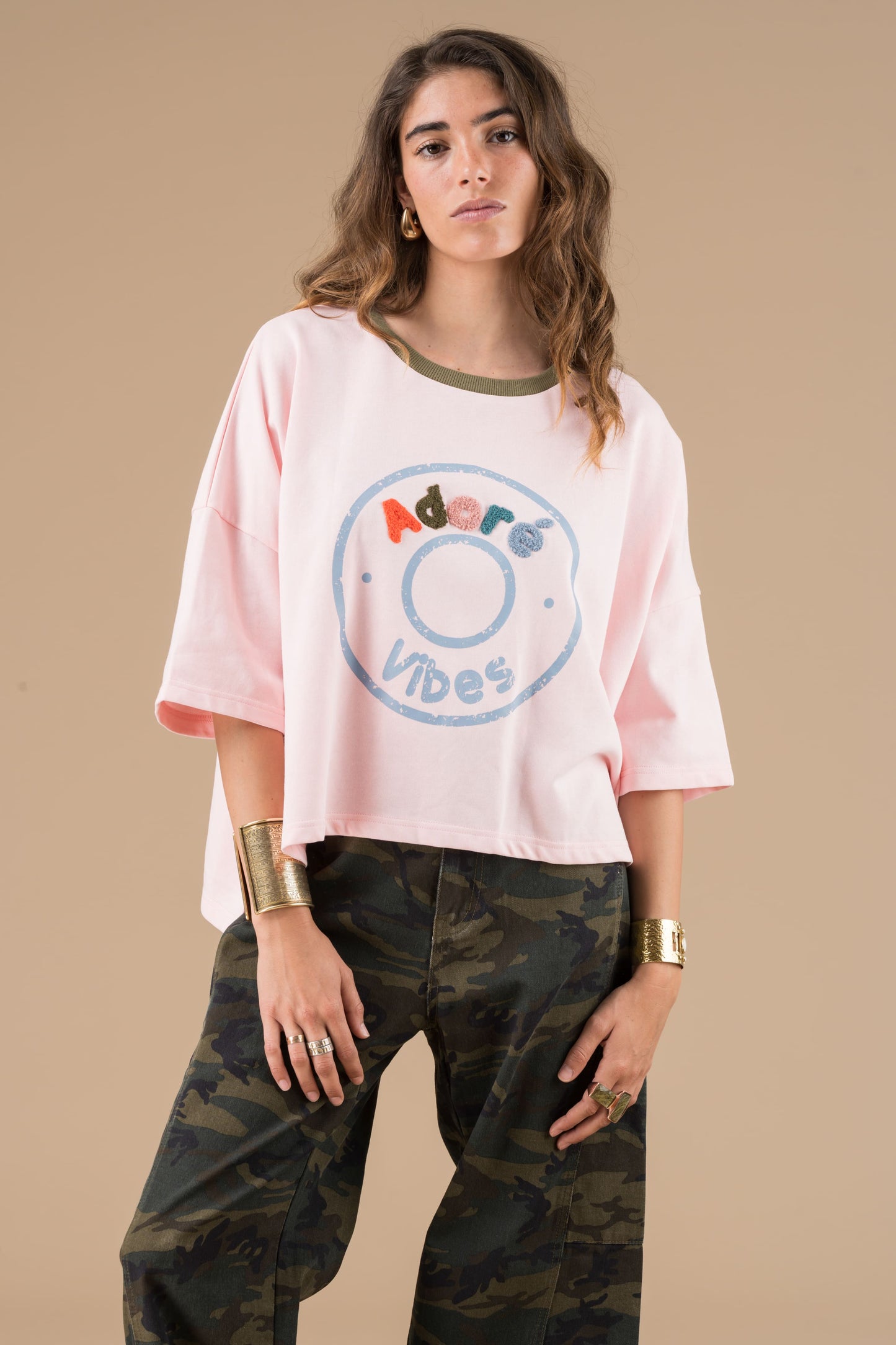 T-shirt Antib à manches larges et tombantes
