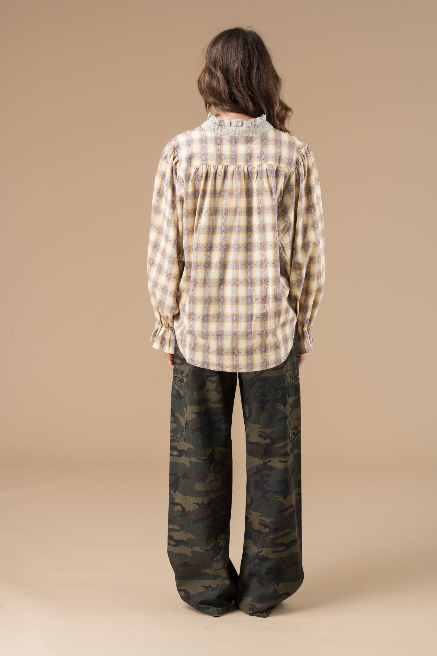 Chemise Kimber Carreaux Jaune et Ciel