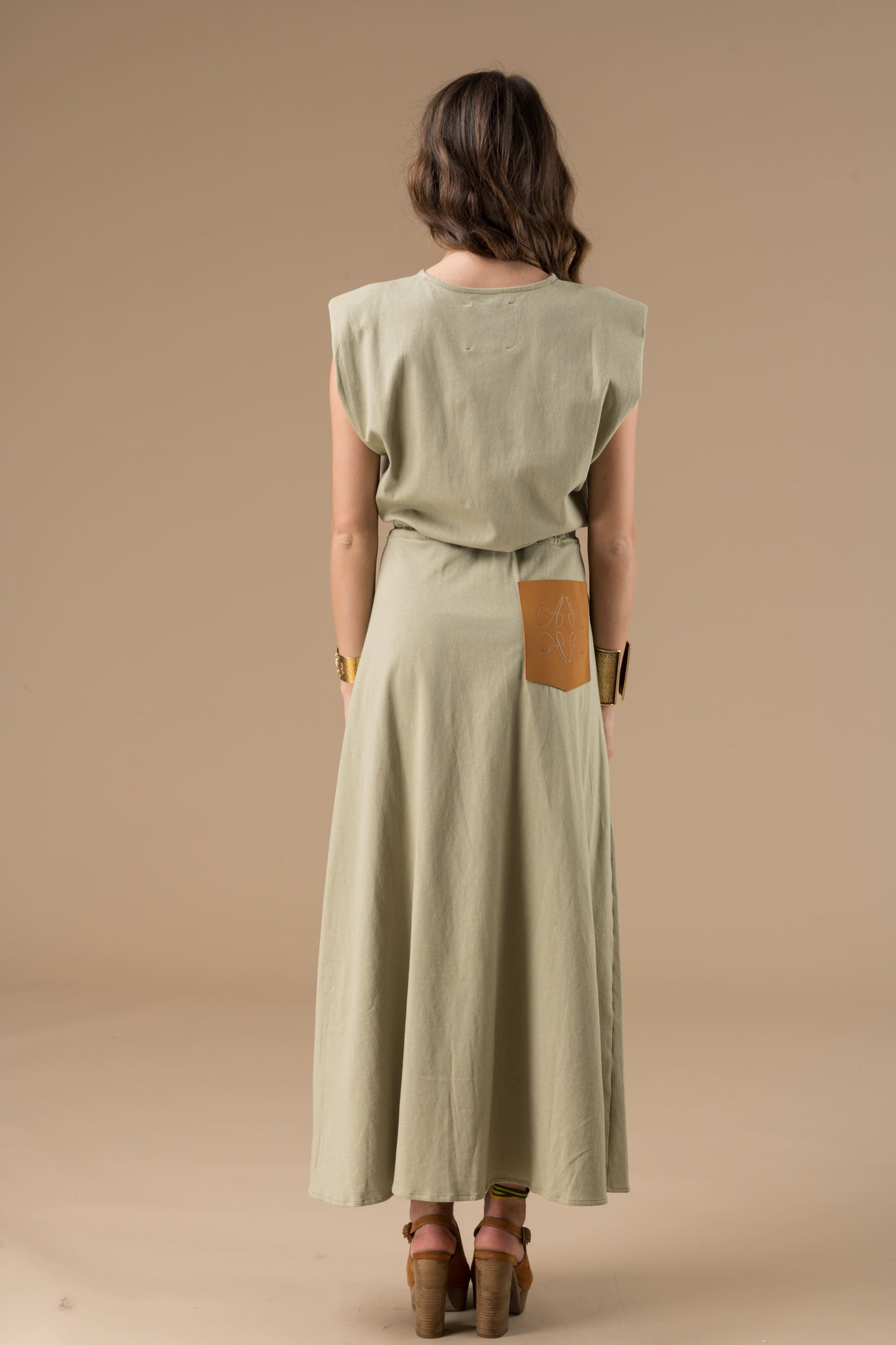 Robe Margareth Kaki