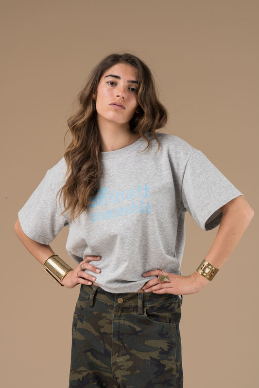T-shirt Bobbie Gris Chiné
