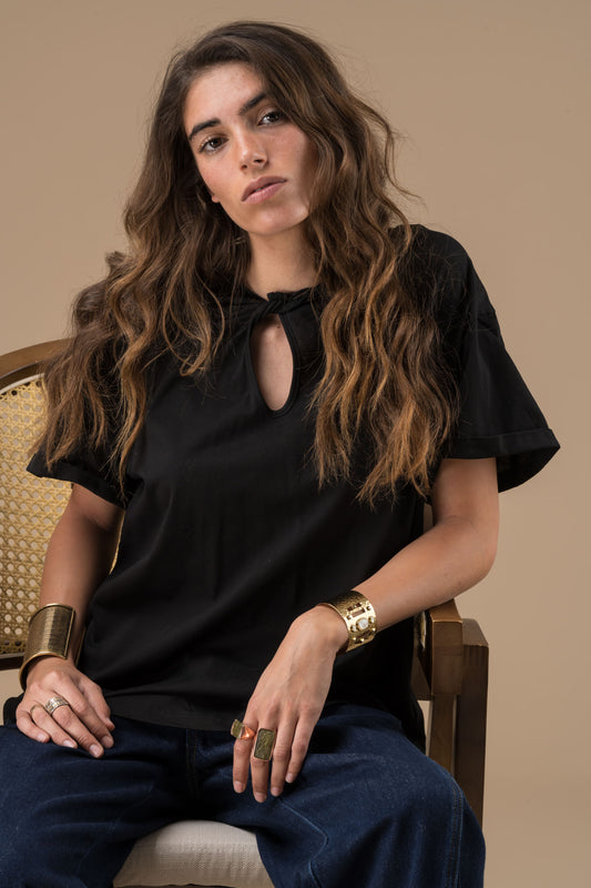 T-shirt Elisabeth Noir