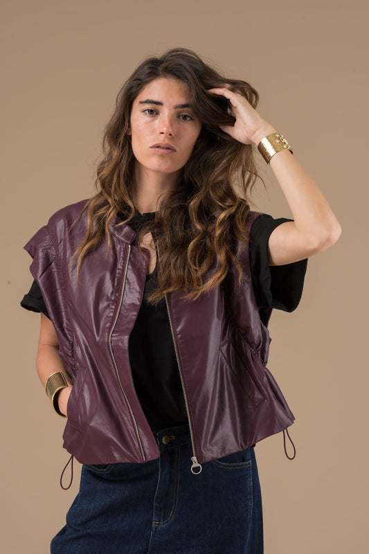Veste Alma Bordeaux