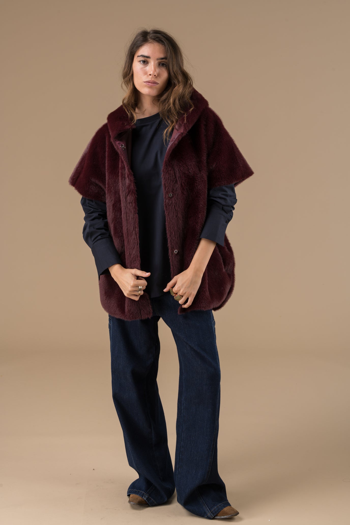 Manteau Anastasia sans manches