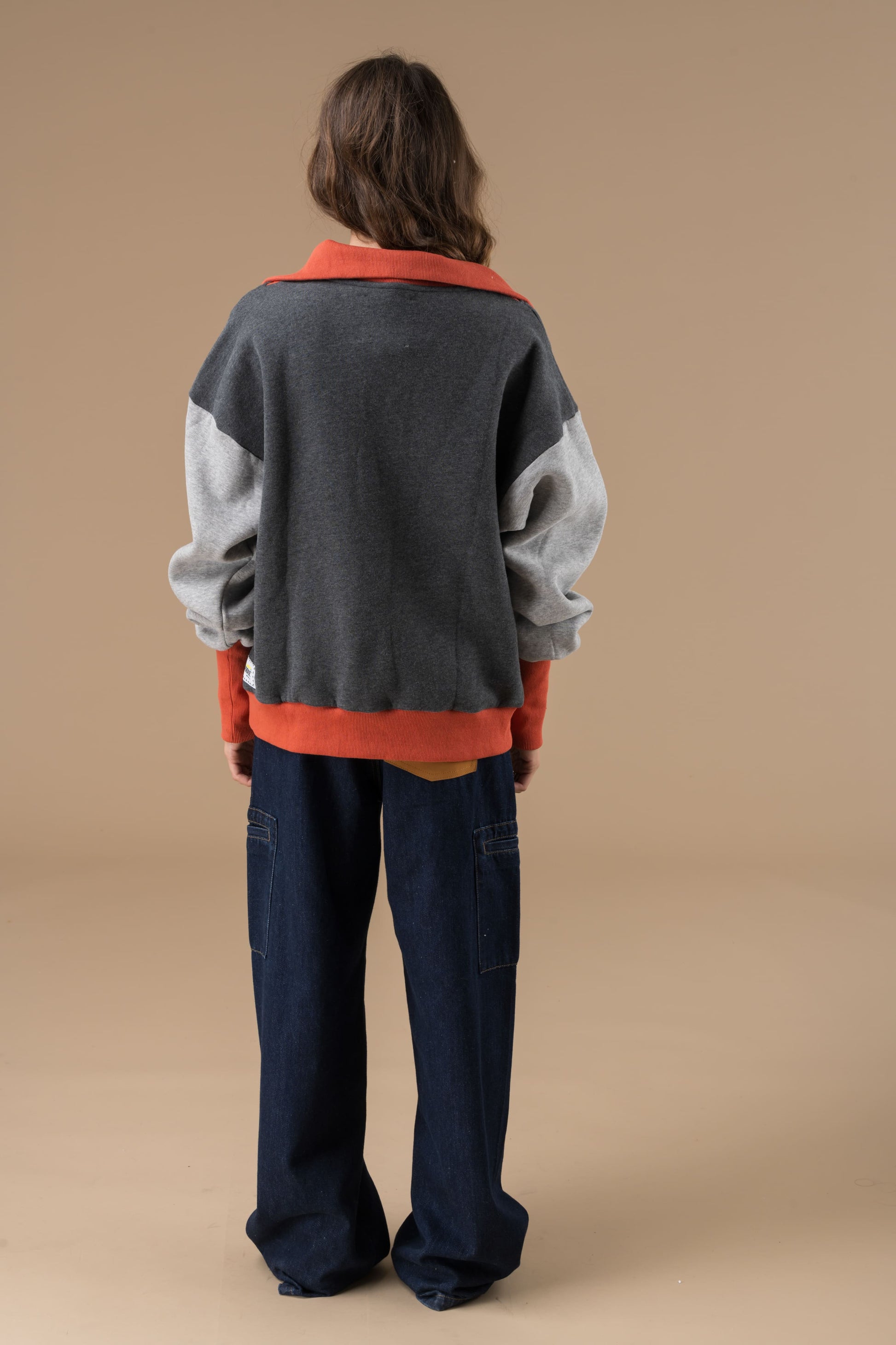Sweat Irene Anthracite manches longues