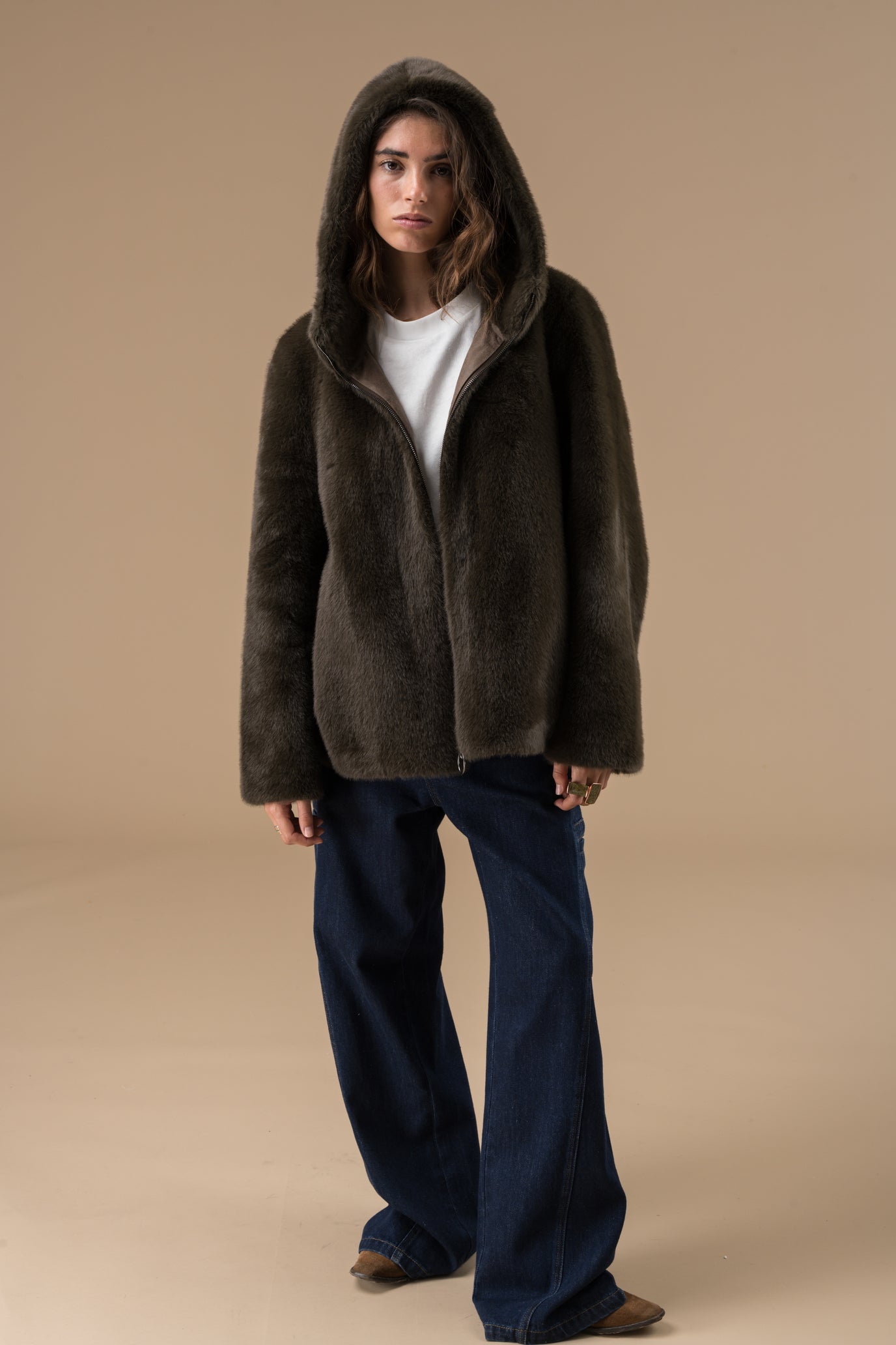 Manteau Katarina et sa capuche