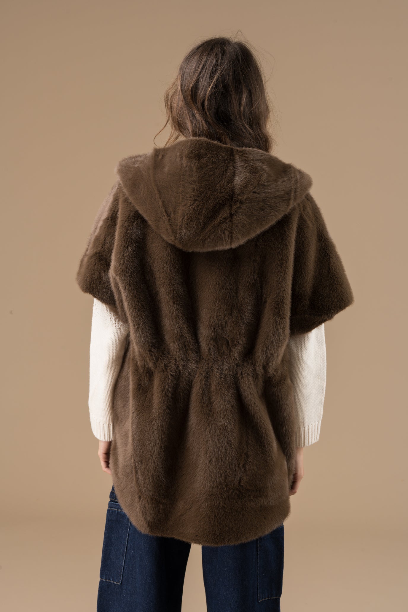 Manteau Anastasia sans manches