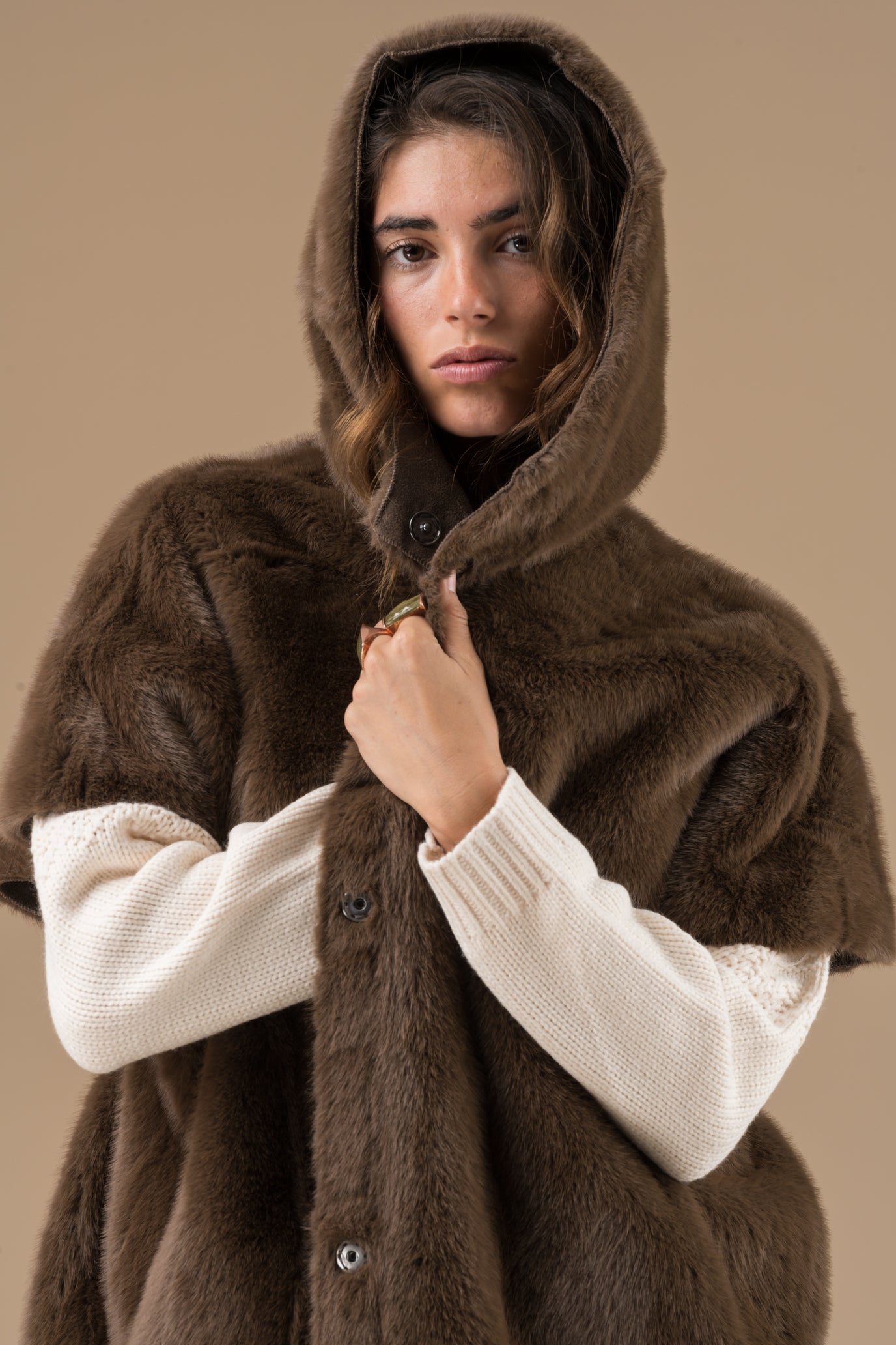 Manteau Anastasia sans manches