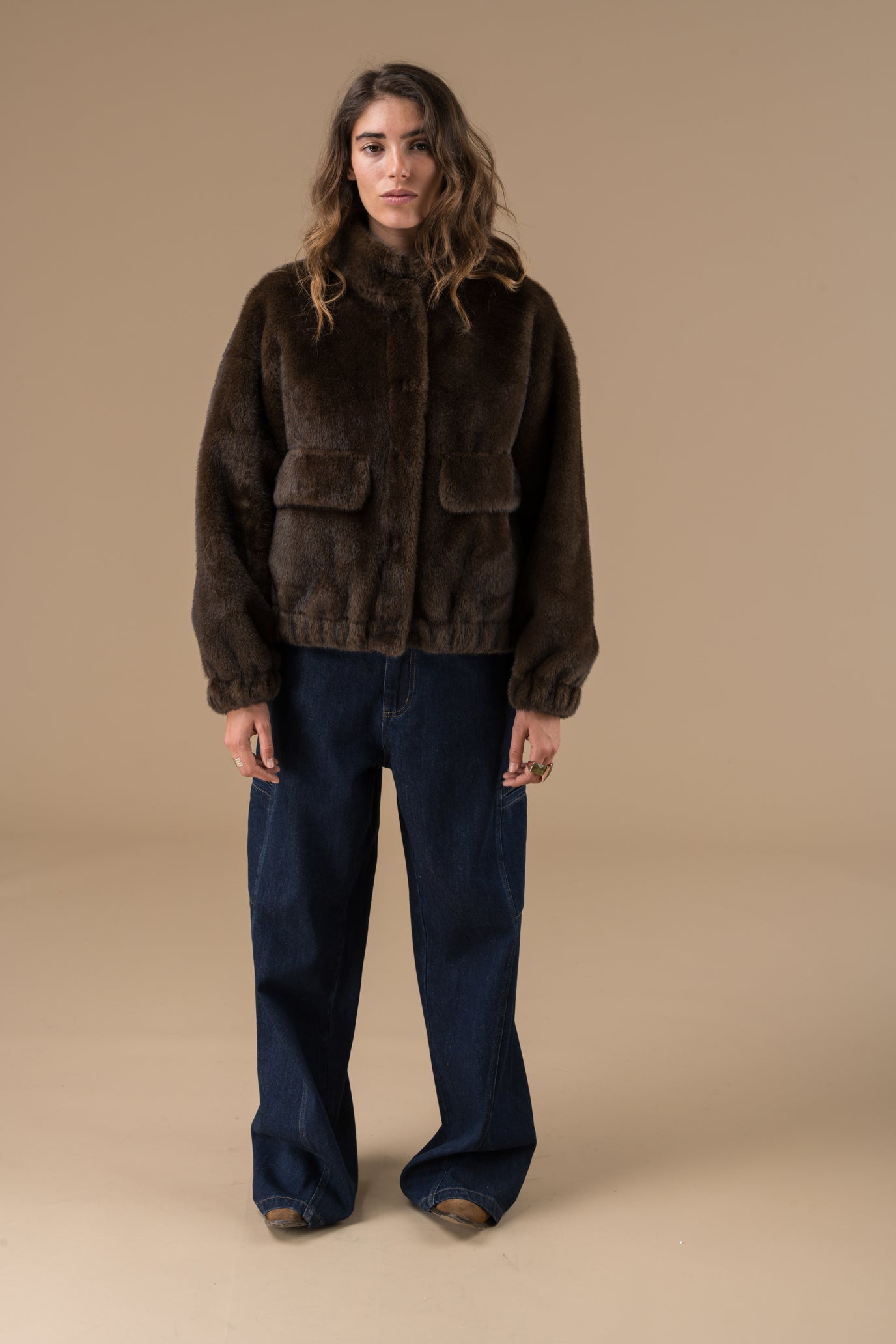 Manteau Milana coupe droite et ample