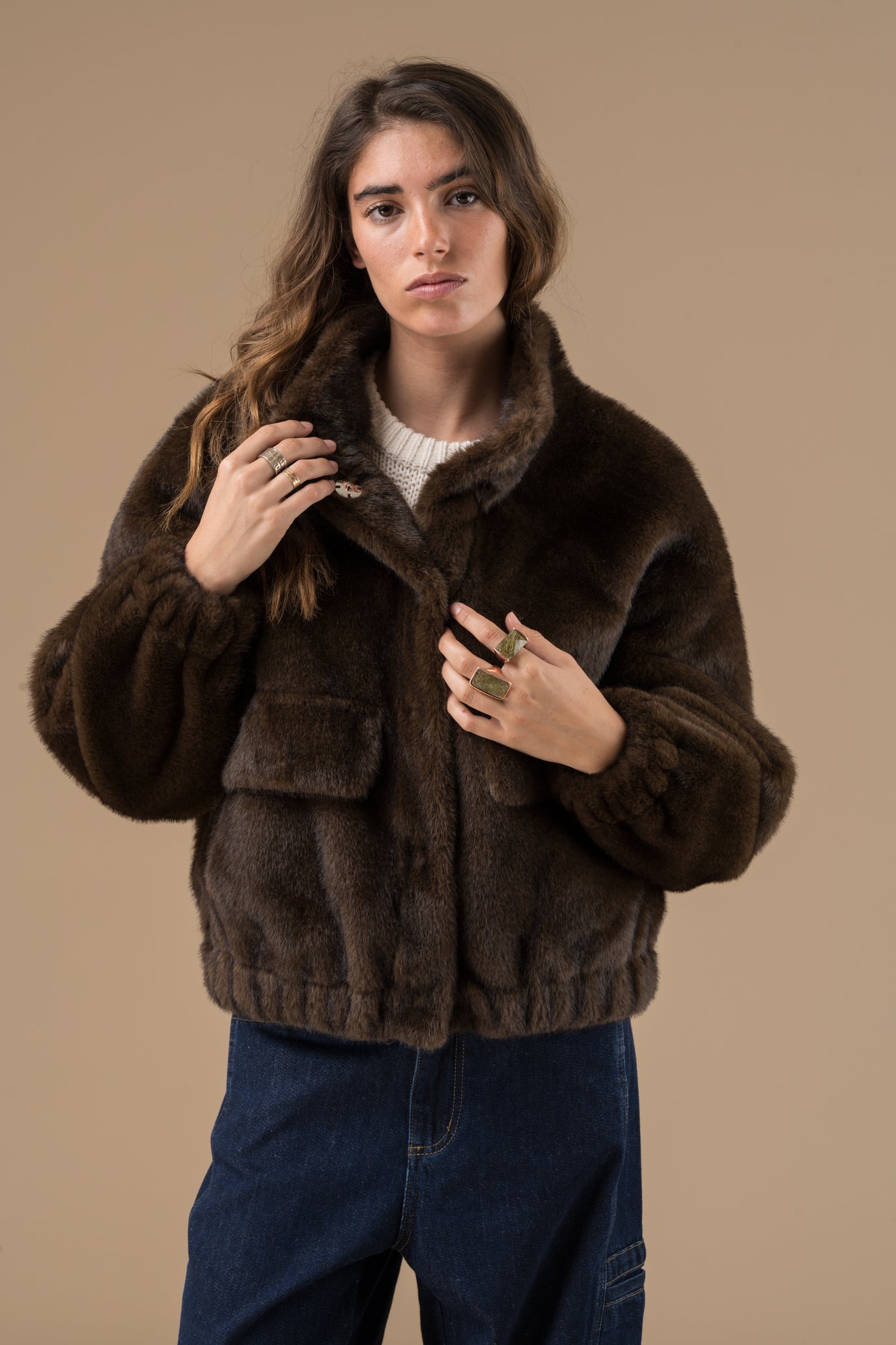 Manteau Milana coupe droite et ample