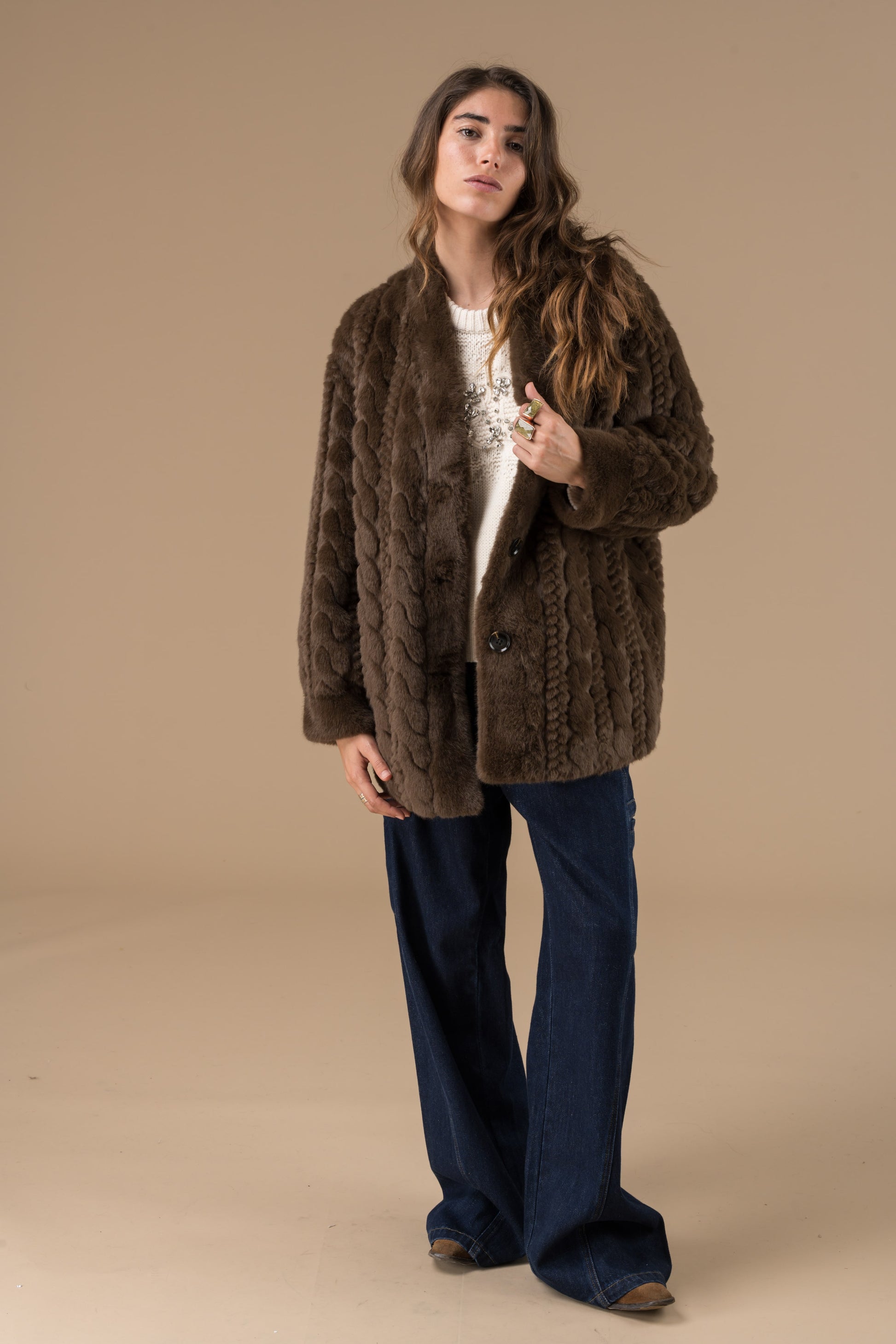 Veste Veronica au col classique