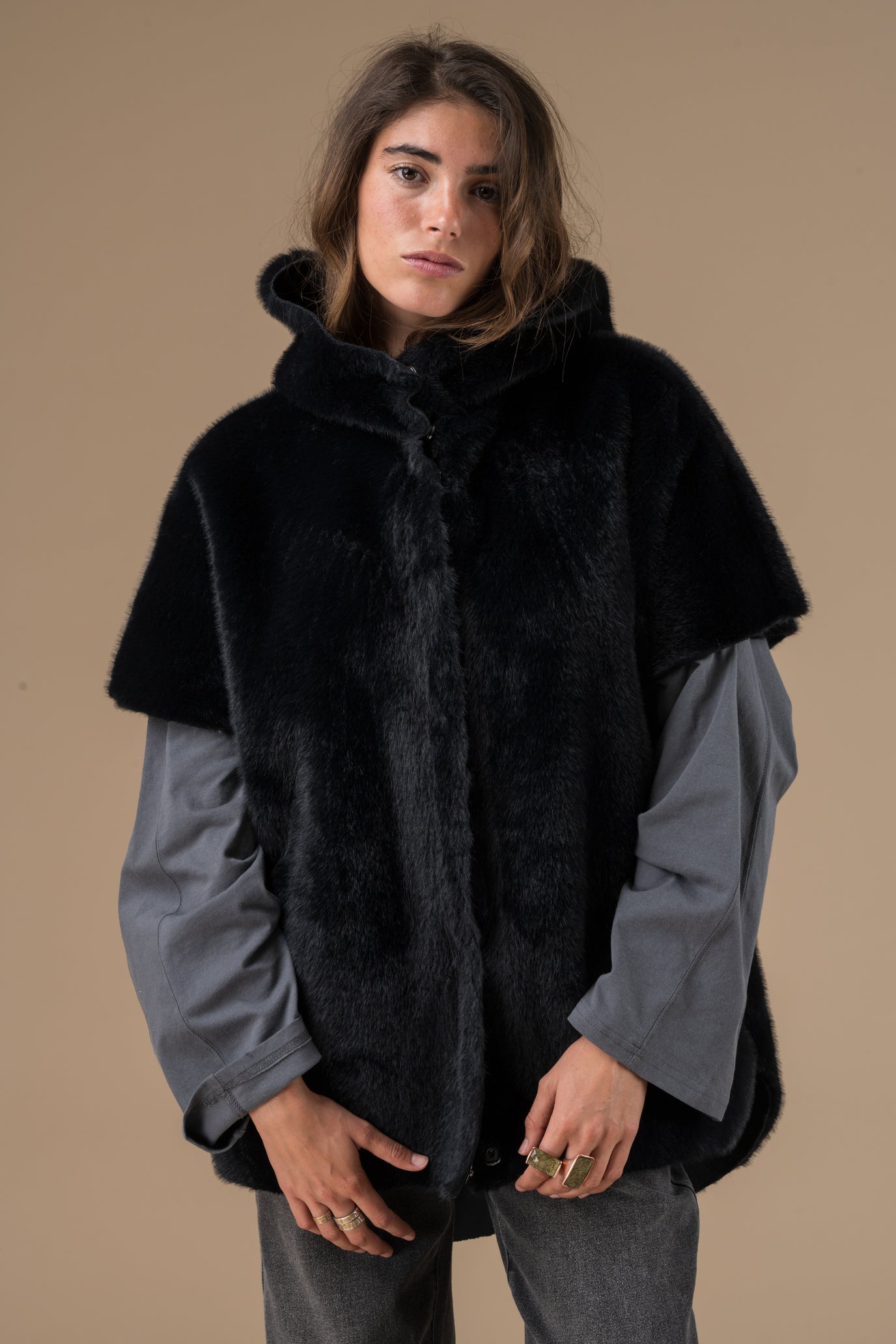 Manteau Anastasia sans manches