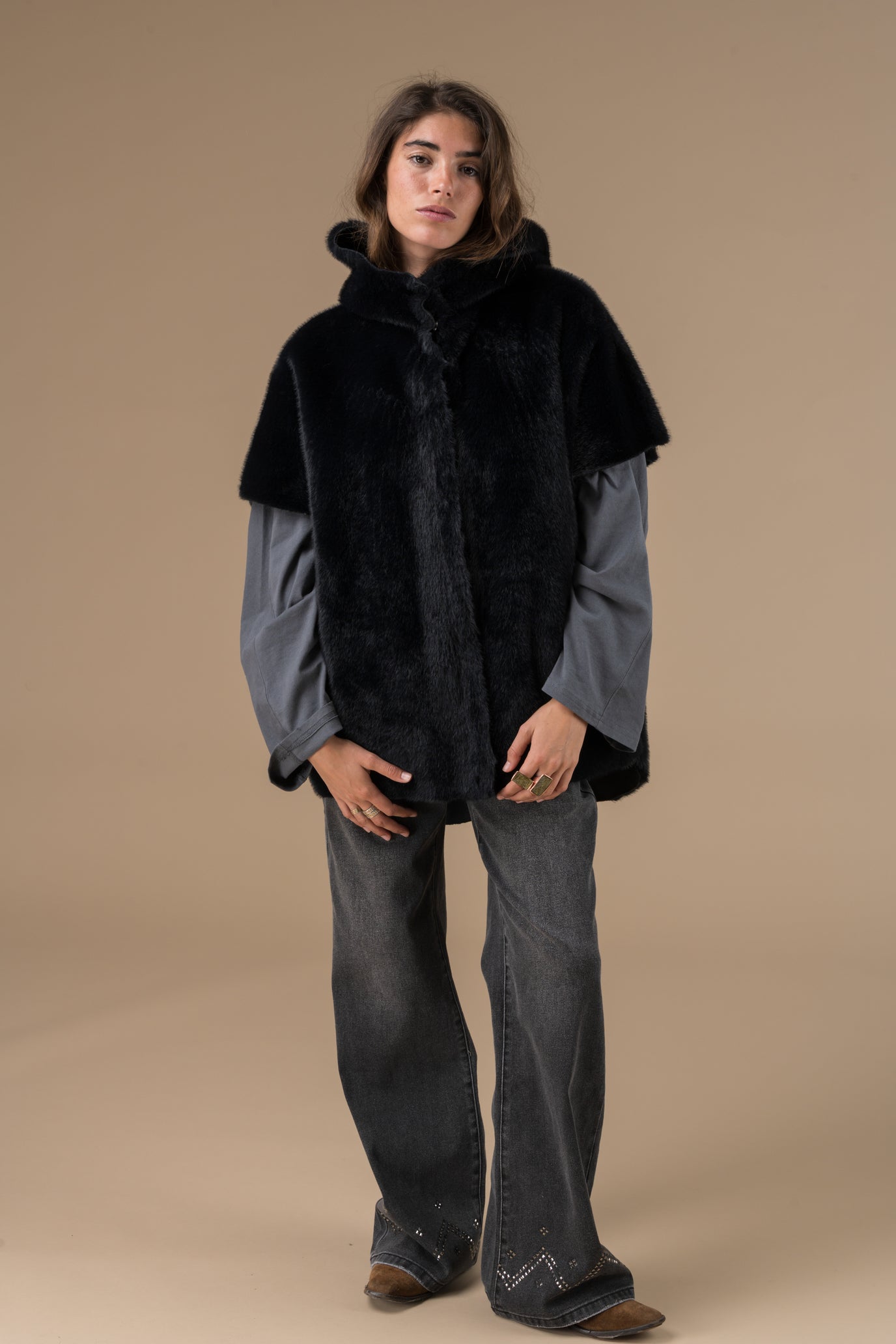 Manteau Anastasia sans manches