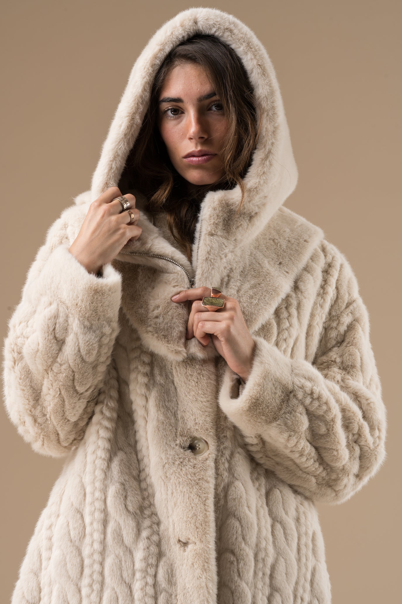 cagoule Aimée conçue en capuchon