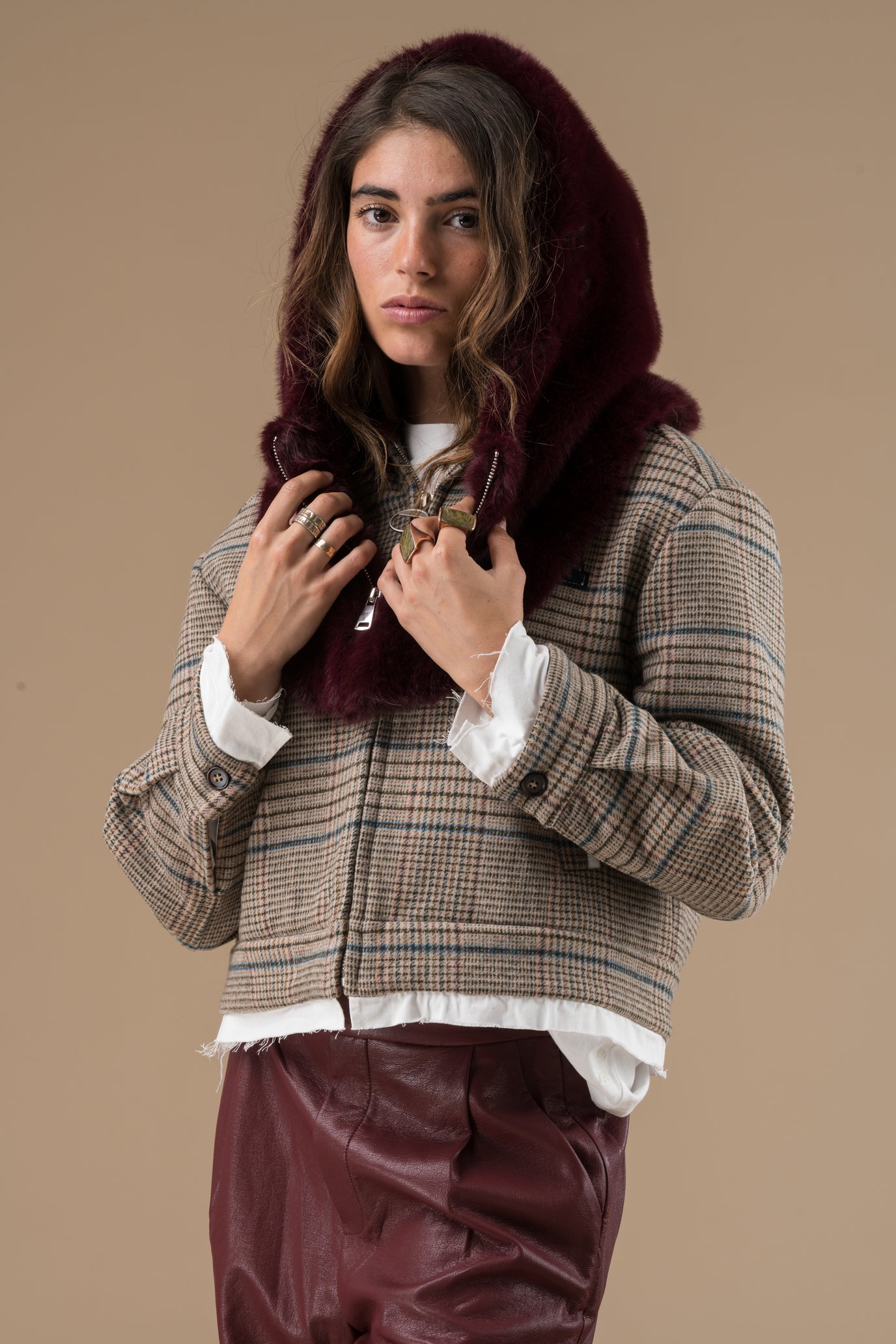 cagoule Aimée conçue en capuchon