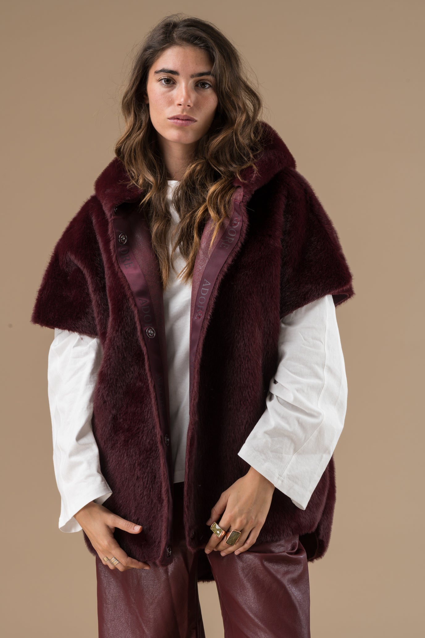 Manteau Anastasia sans manches