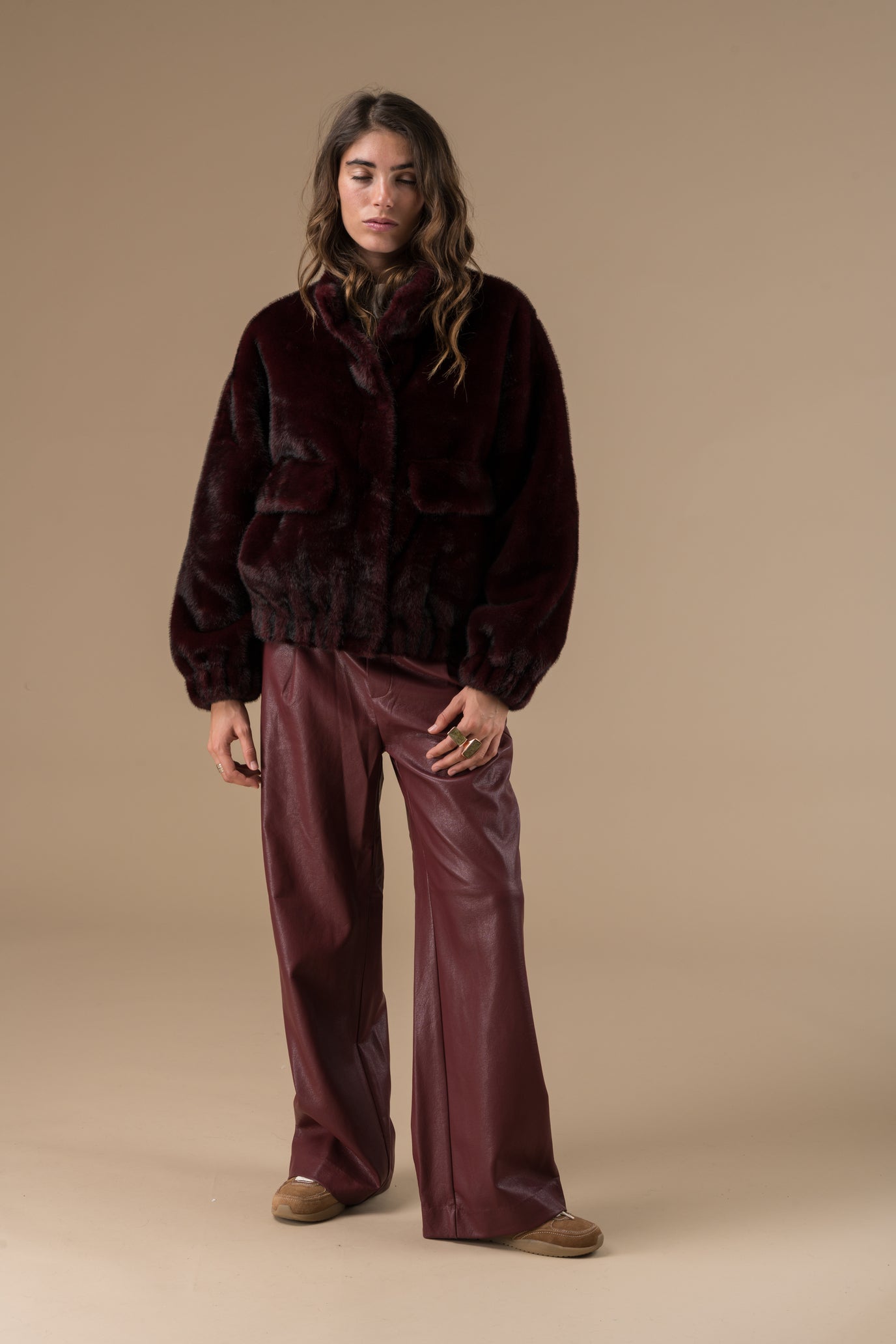 Manteau Milana coupe droite et ample