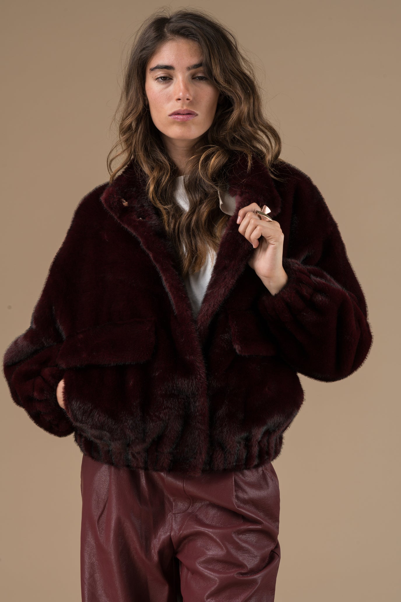 Manteau Milana coupe droite et ample