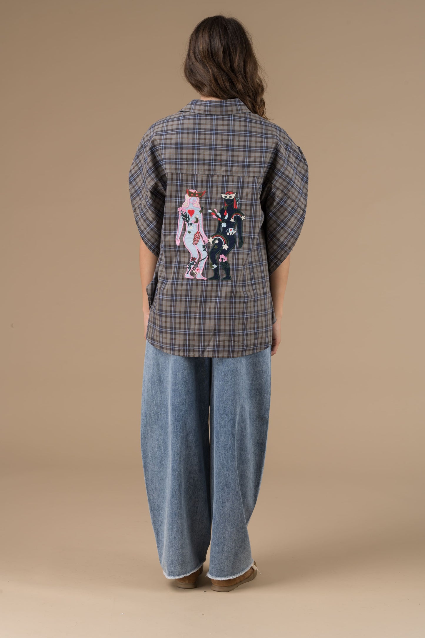 Chemise Fabiola Carreaux Bleus