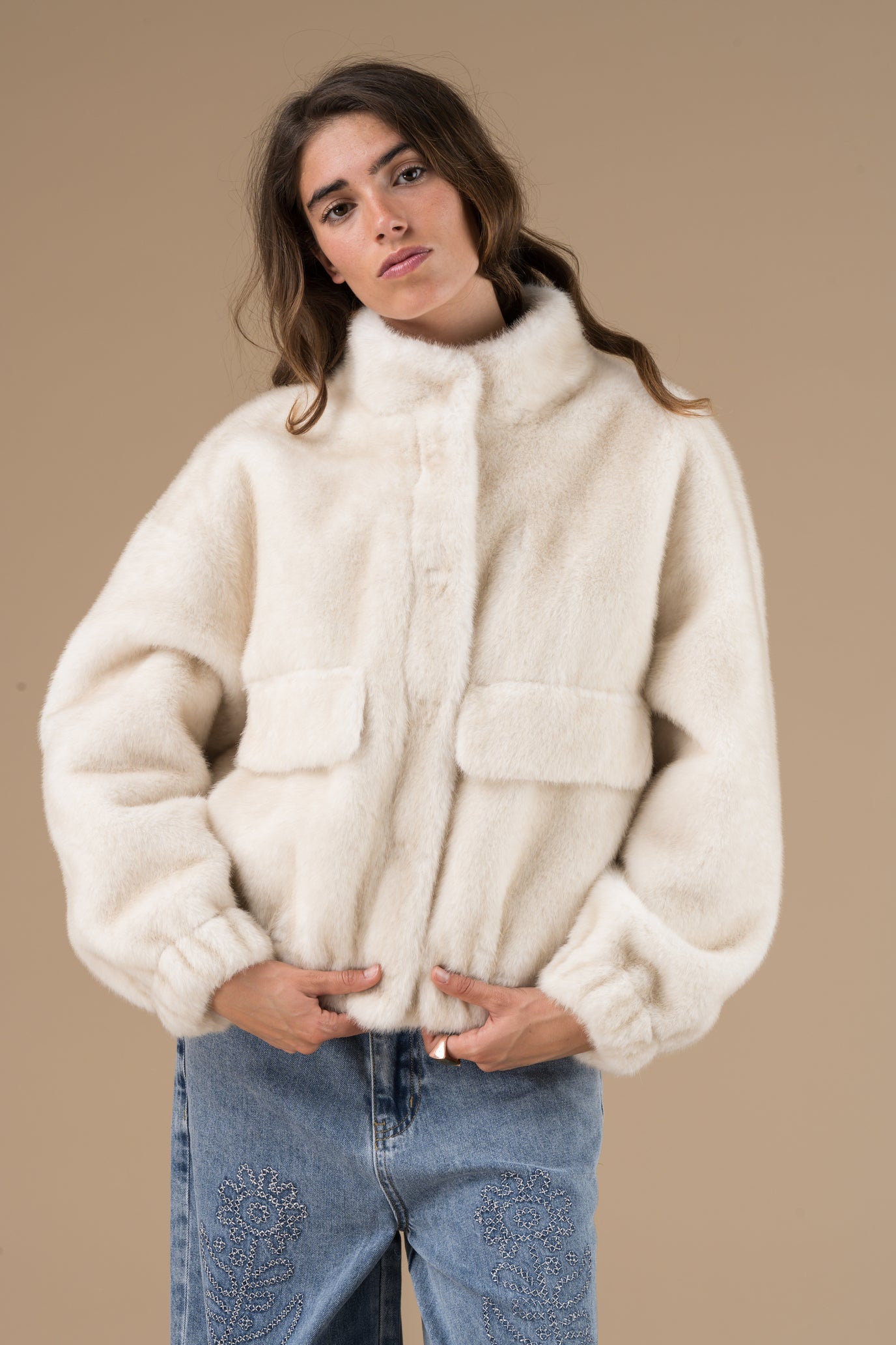 Manteau Milana coupe droite et ample