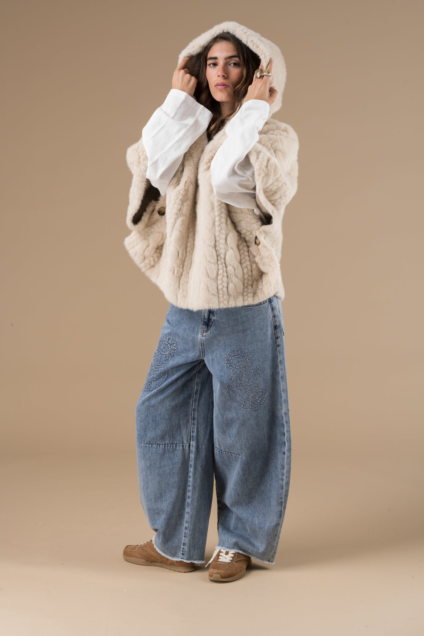 Manteau Abella aux manches évasées