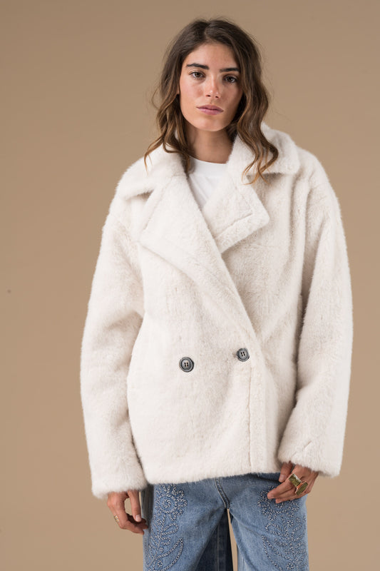 Manteau Rwan à double boutonnage
