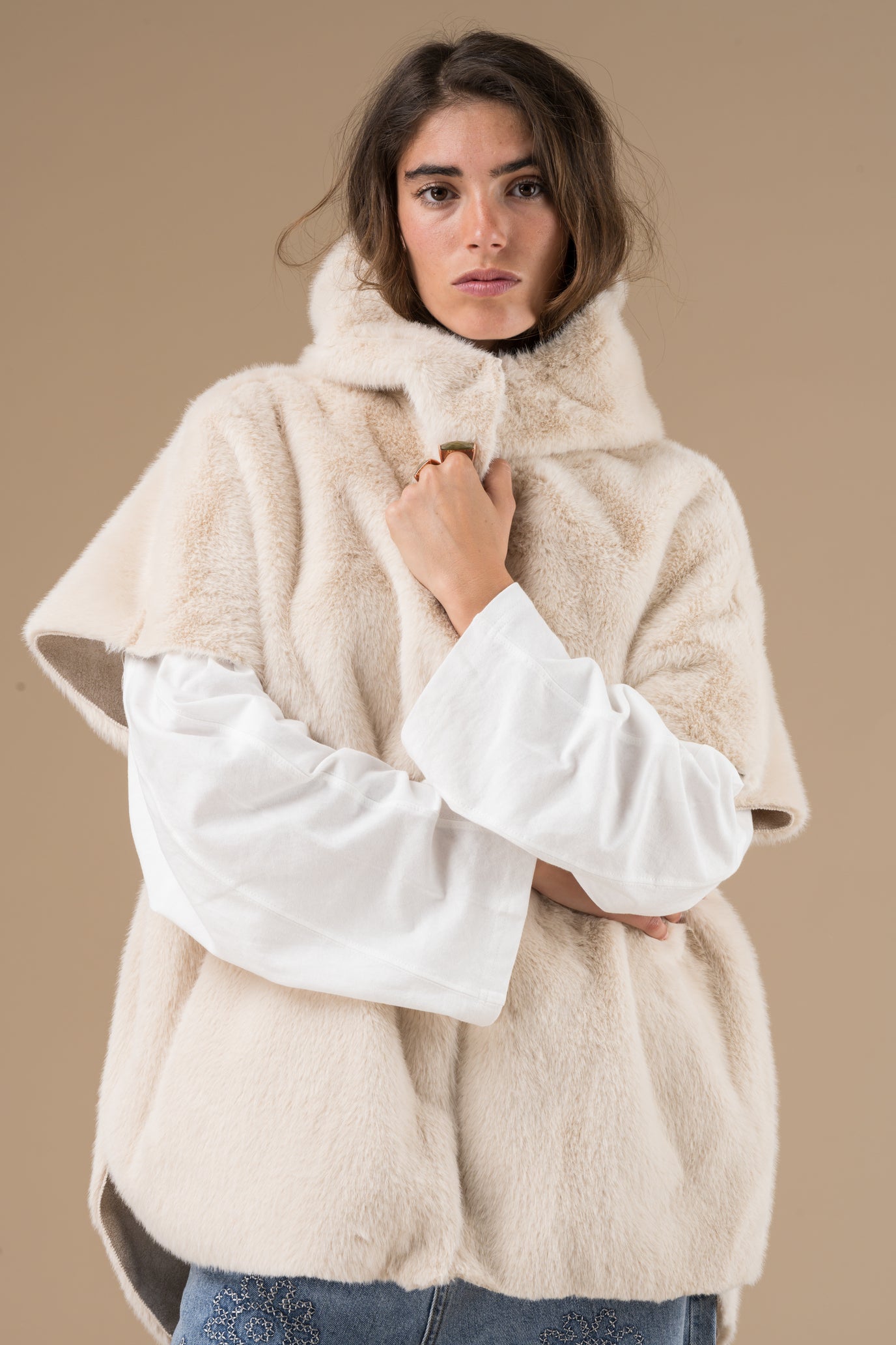 Manteau Anastasia sans manches