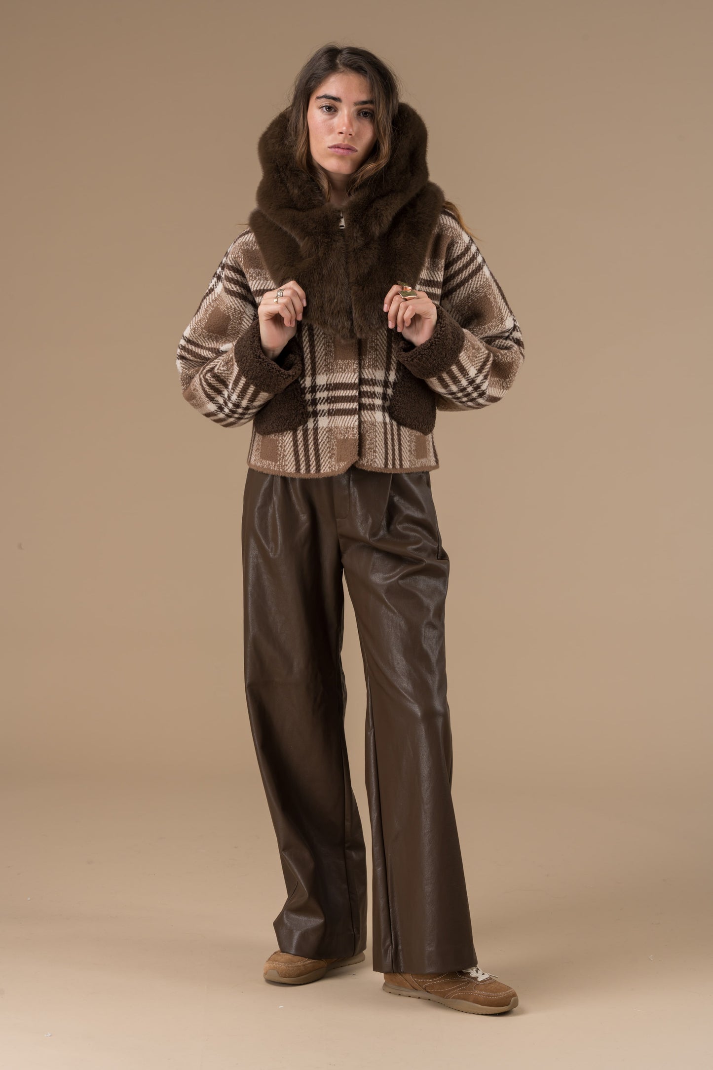 Gilet Chelsea en fausse fourrure