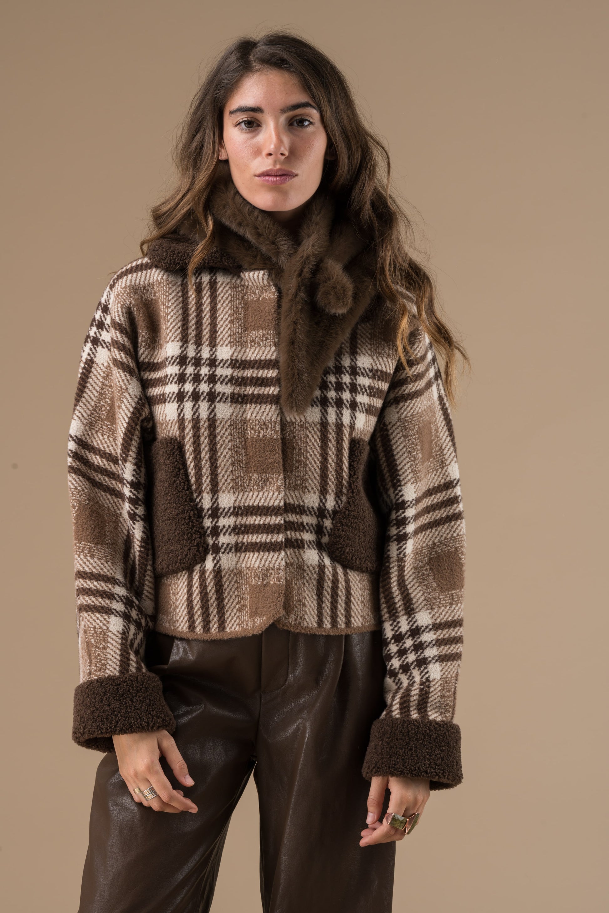 Gilet Chelsea en fausse fourrure
