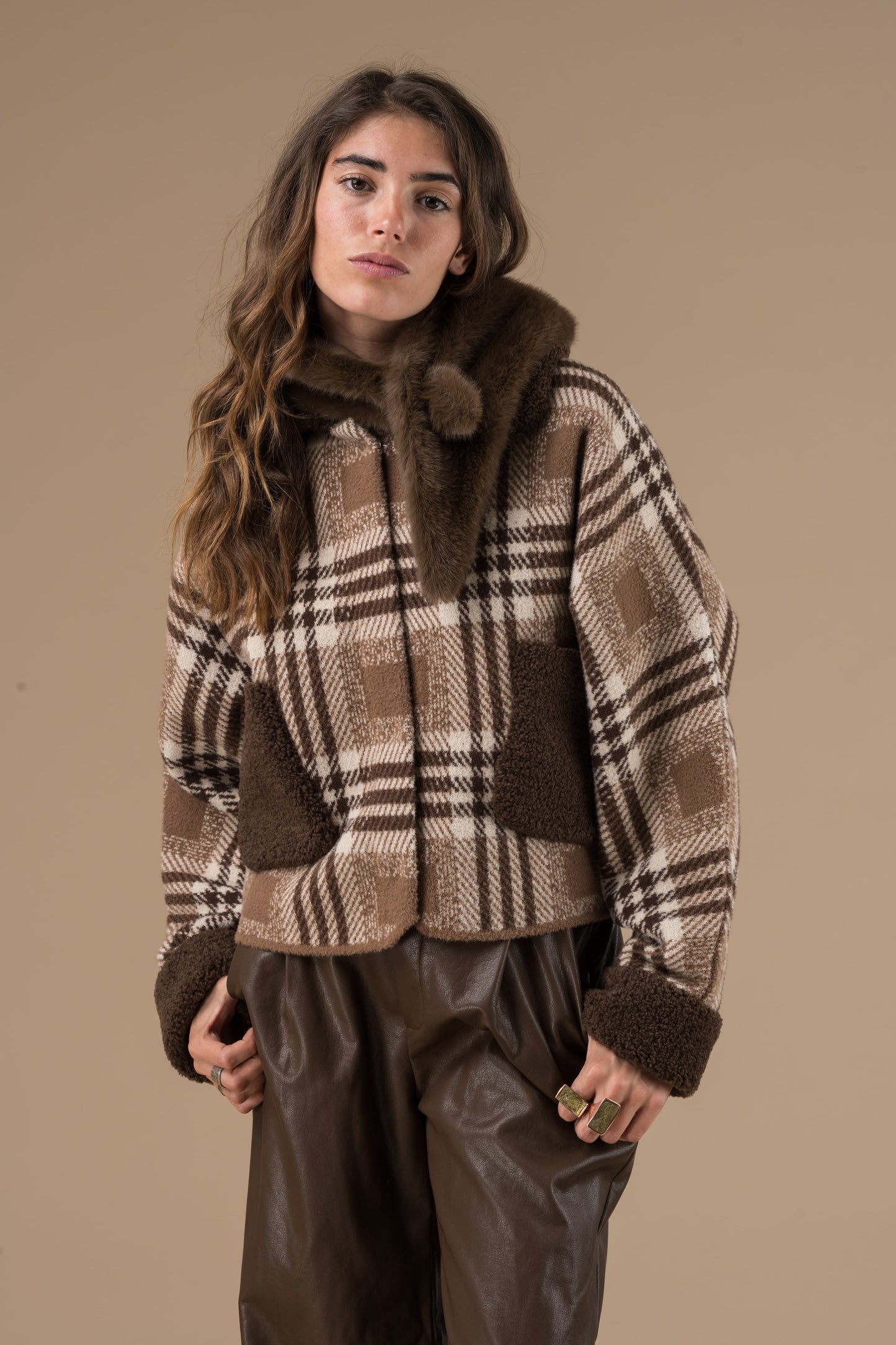 Gilet Chelsea en fausse fourrure