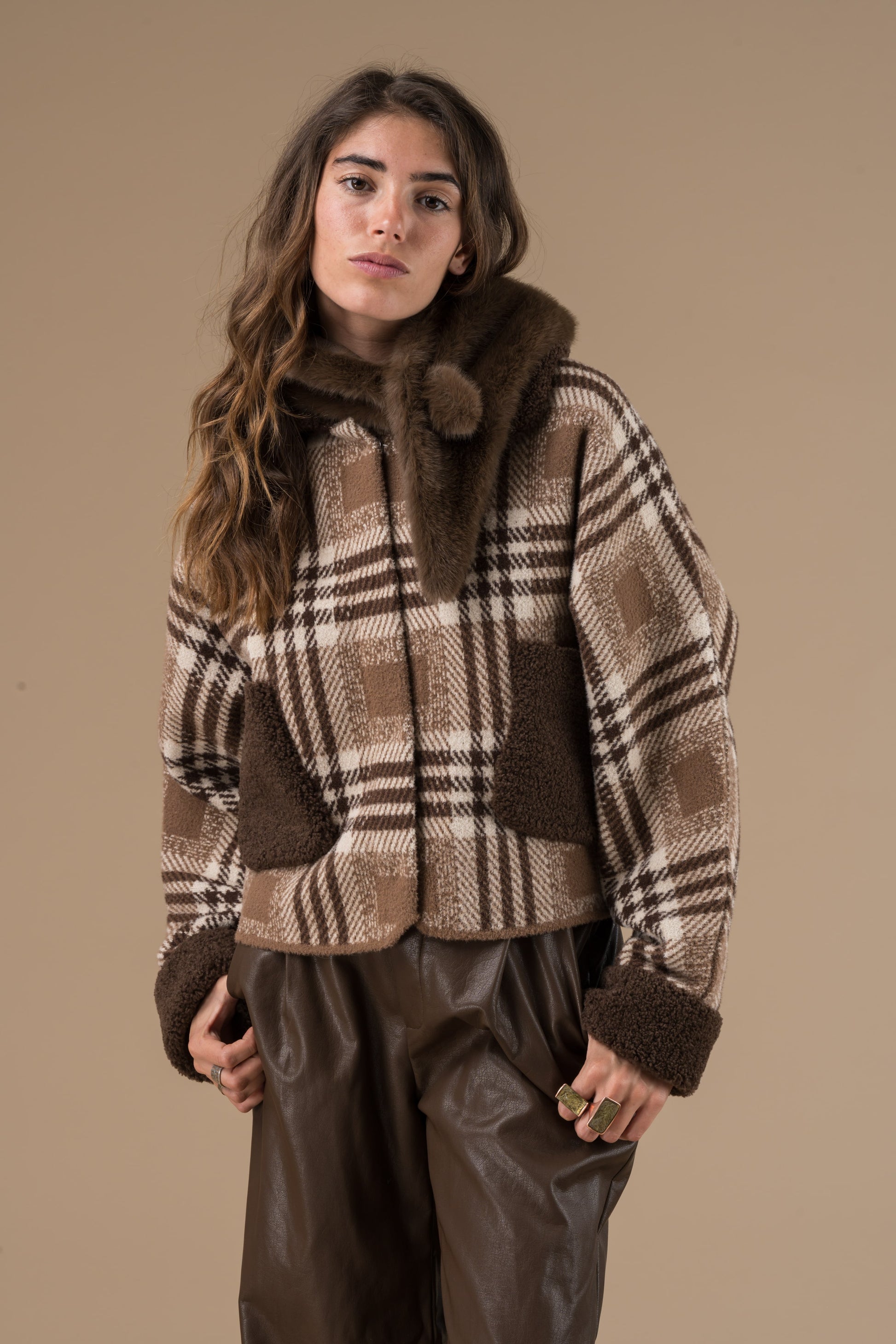 Gilet Chelsea en fausse fourrure