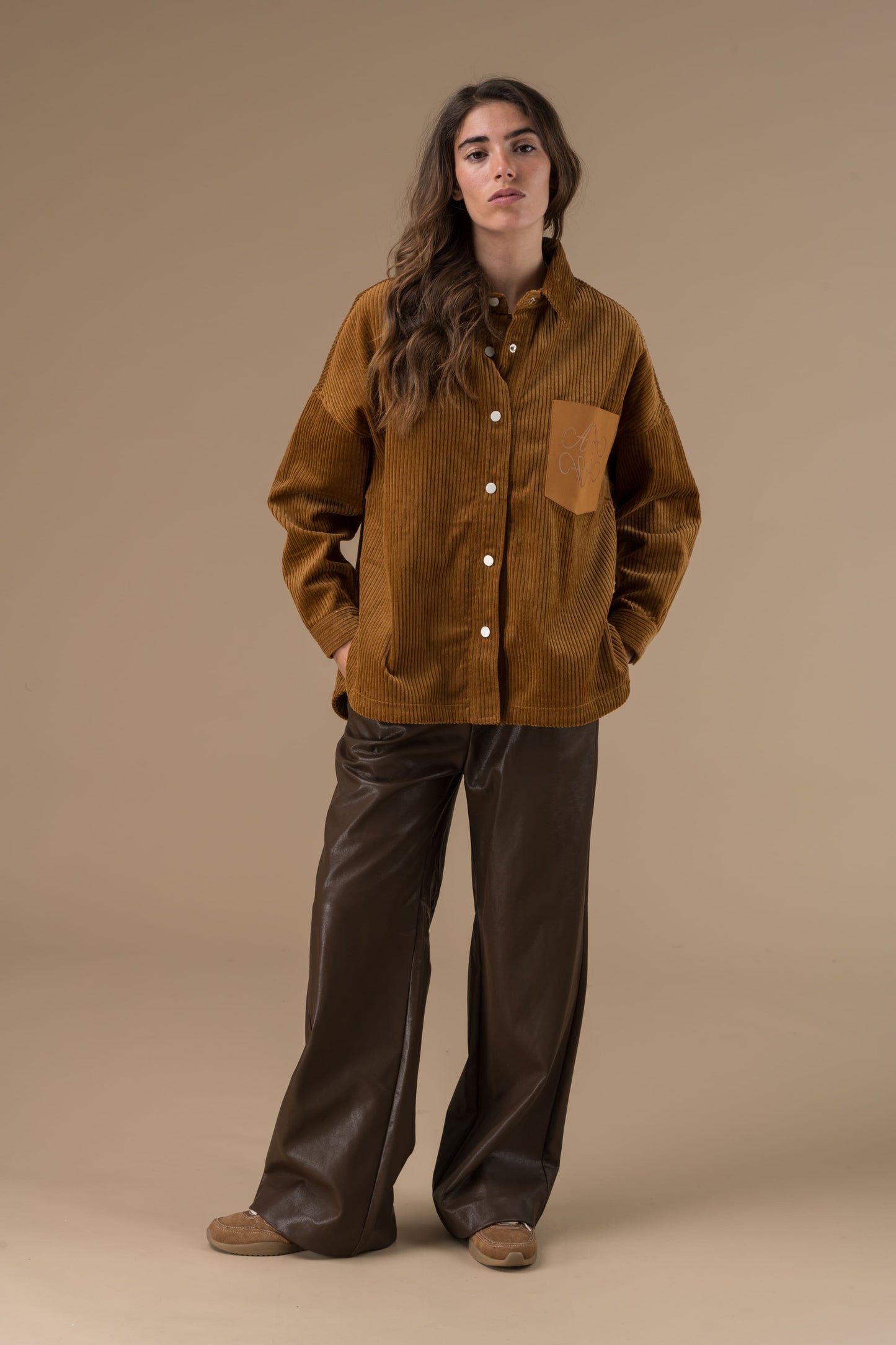 Chemise Bertie Camel