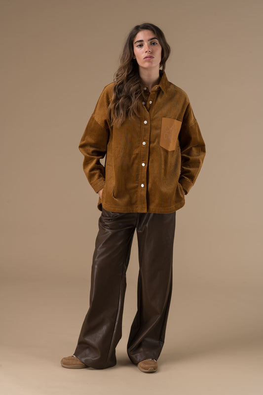 Chemise Bertie Camel