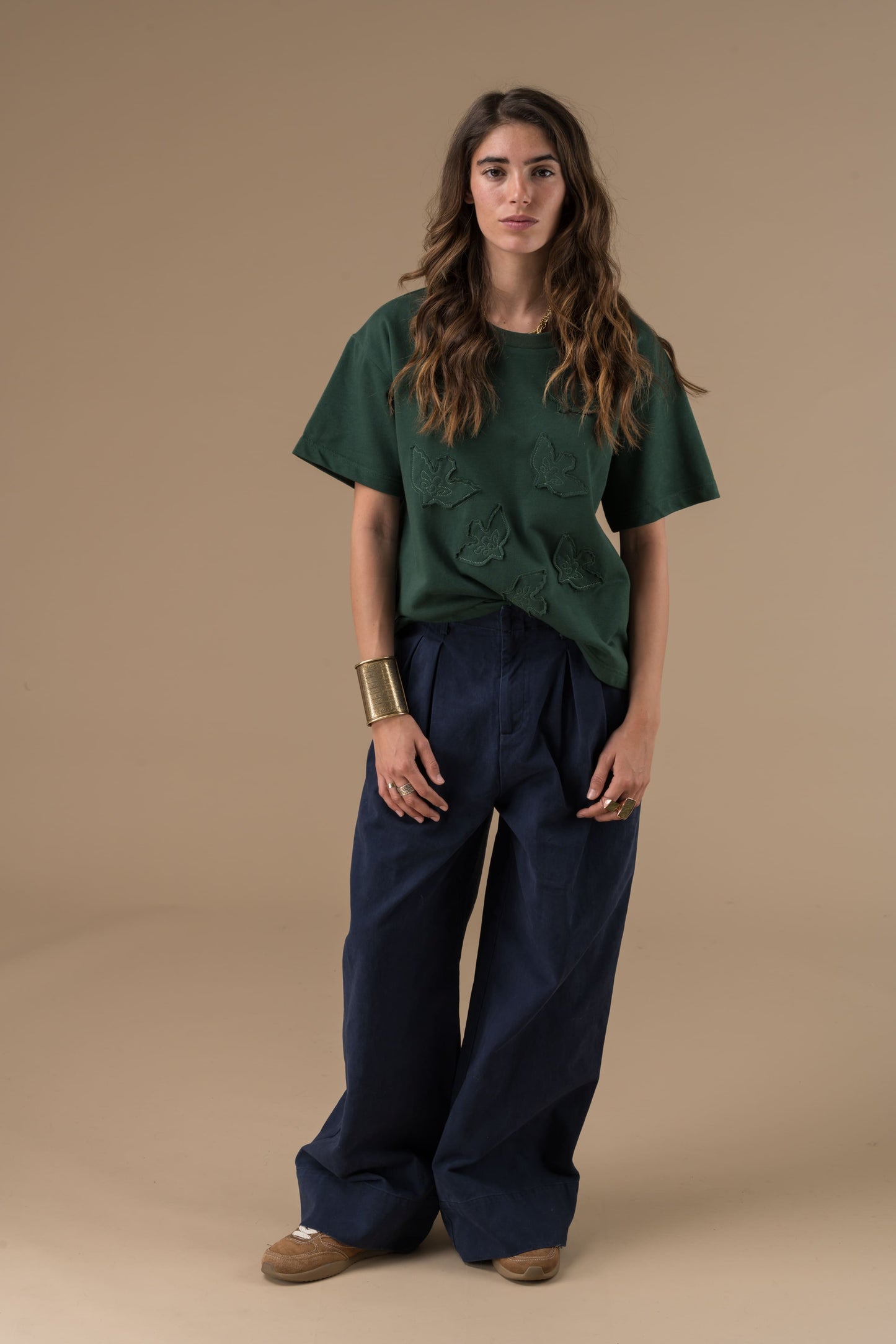 T-shirt Bobbie Vert Aqua manches courte