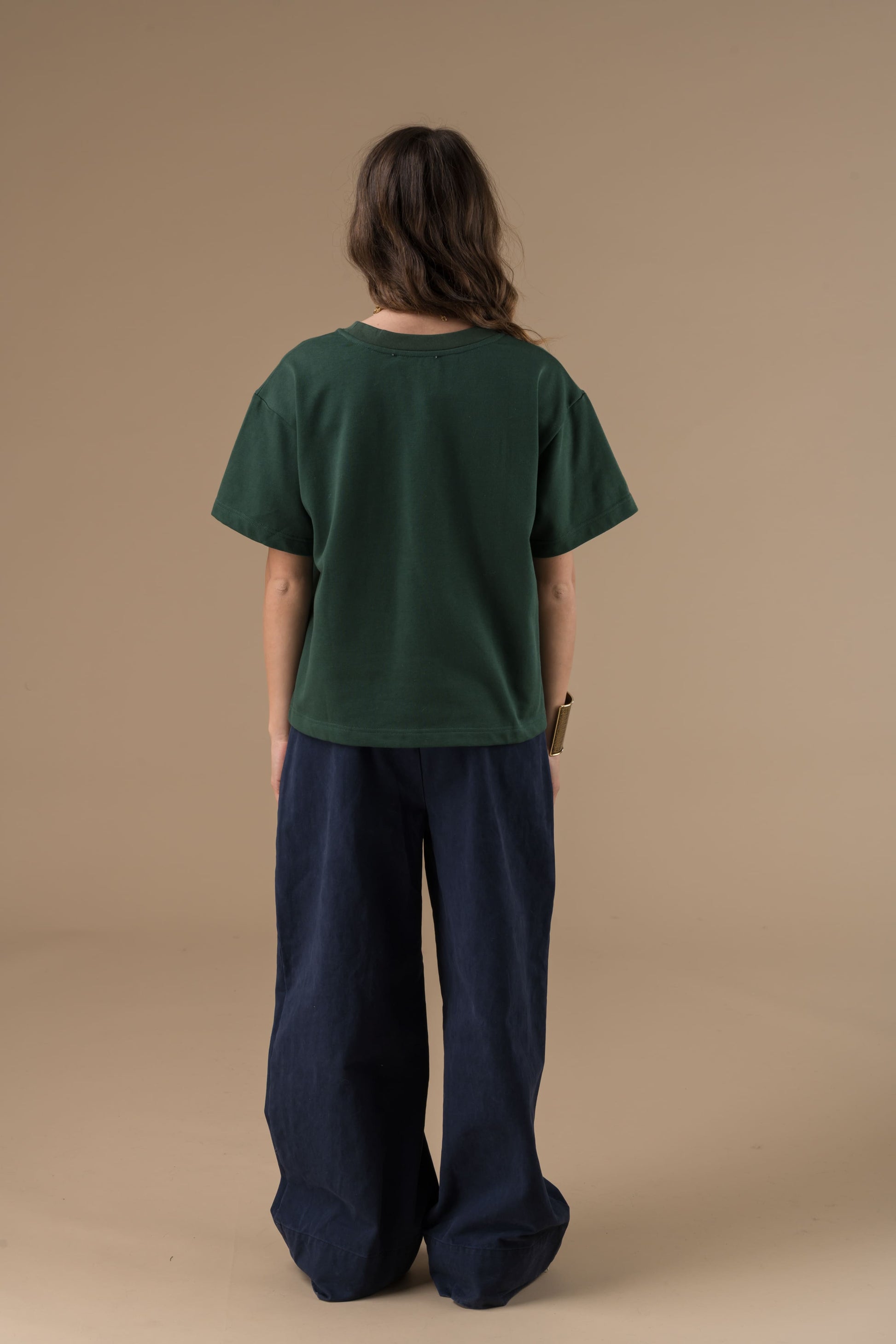 T-shirt Bobbie Vert Aqua manches courte